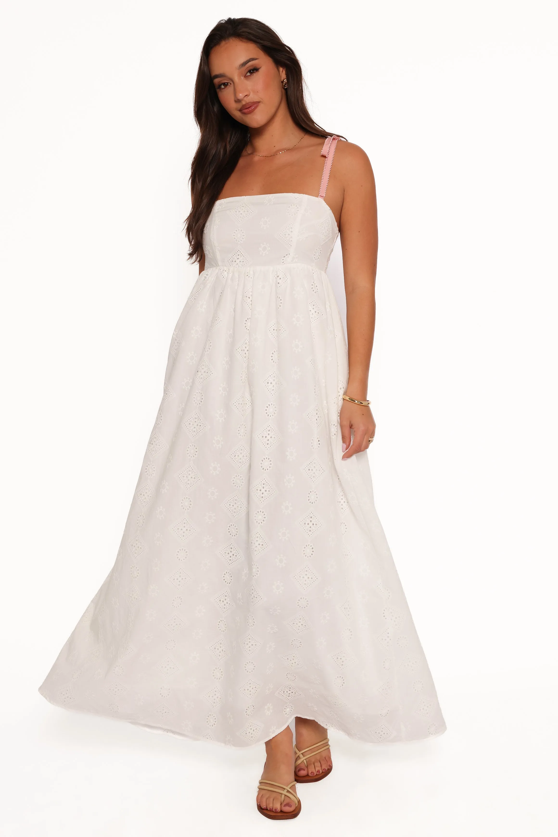 Odessa Maxi Dress - White sold by Petal & Pup product image thumbnail 3