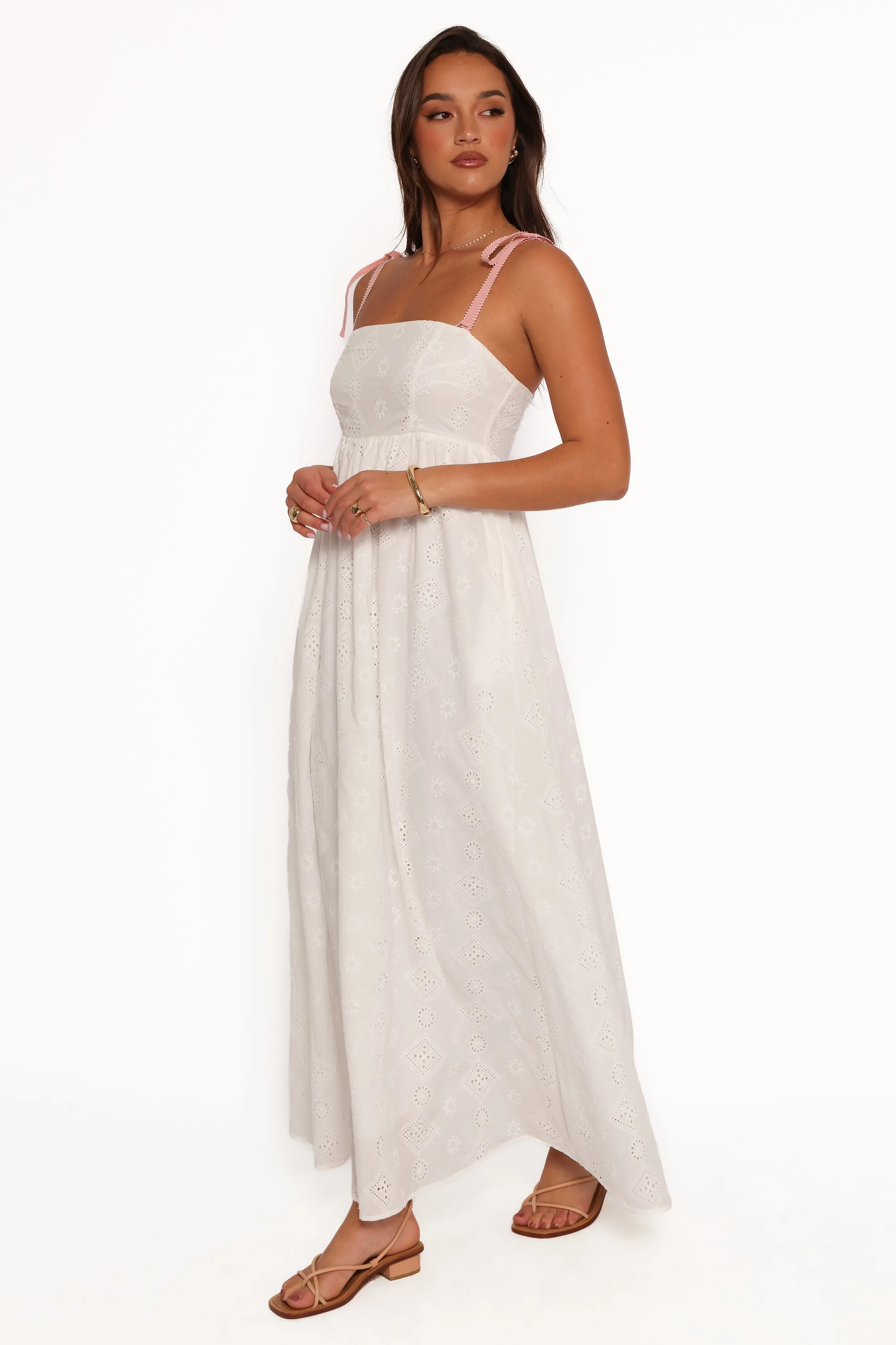 Odessa Maxi Dress - White sold by Petal & Pup product image thumbnail 4
