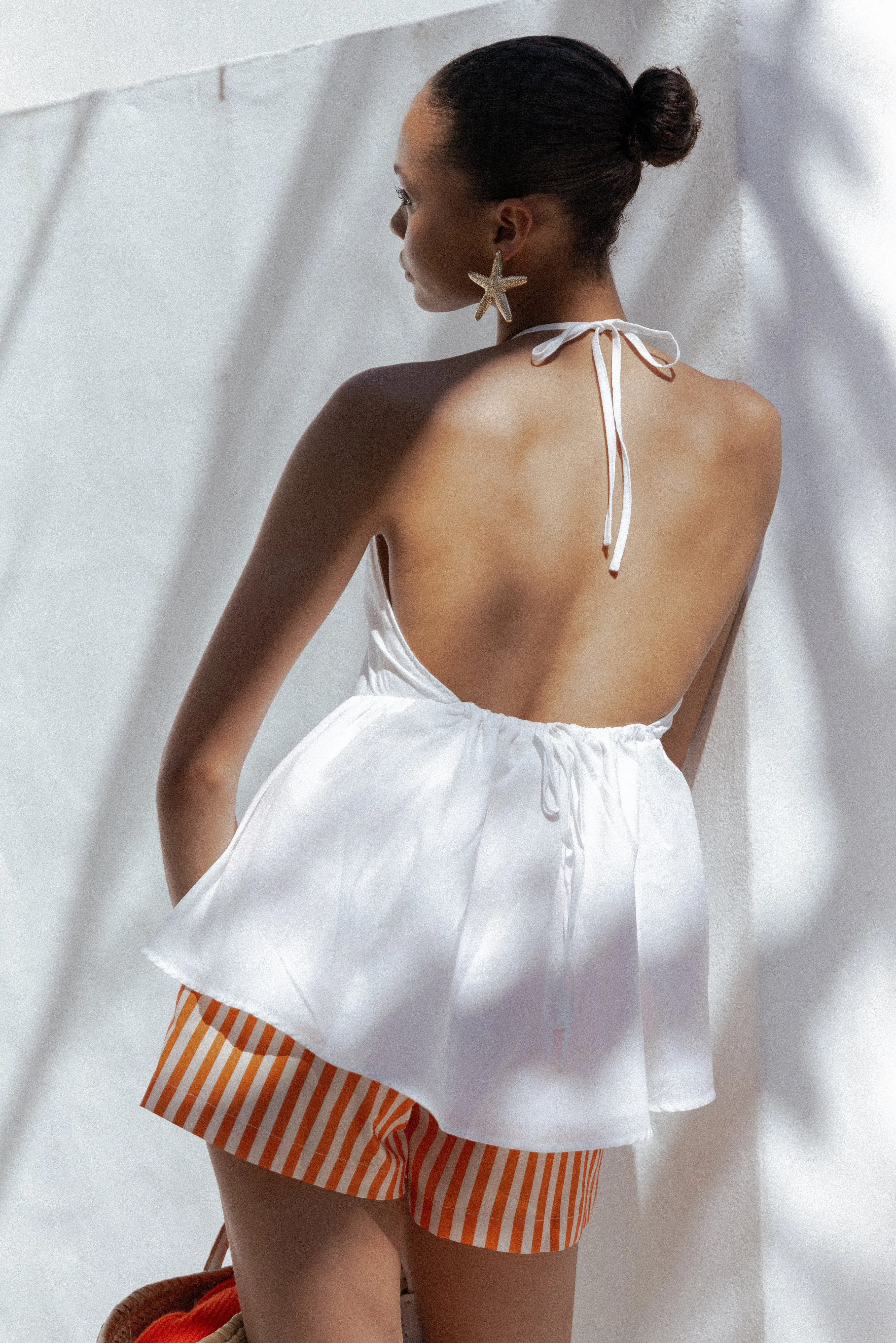 Vanessa Halterneck Top - White sold by Petal & Pup product image thumbnail 2