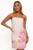 Deva Mini Strapless Dress - Pink sold by Petal & Pup