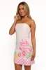 Deva Mini Strapless Dress - Pink sold by Petal & Pup