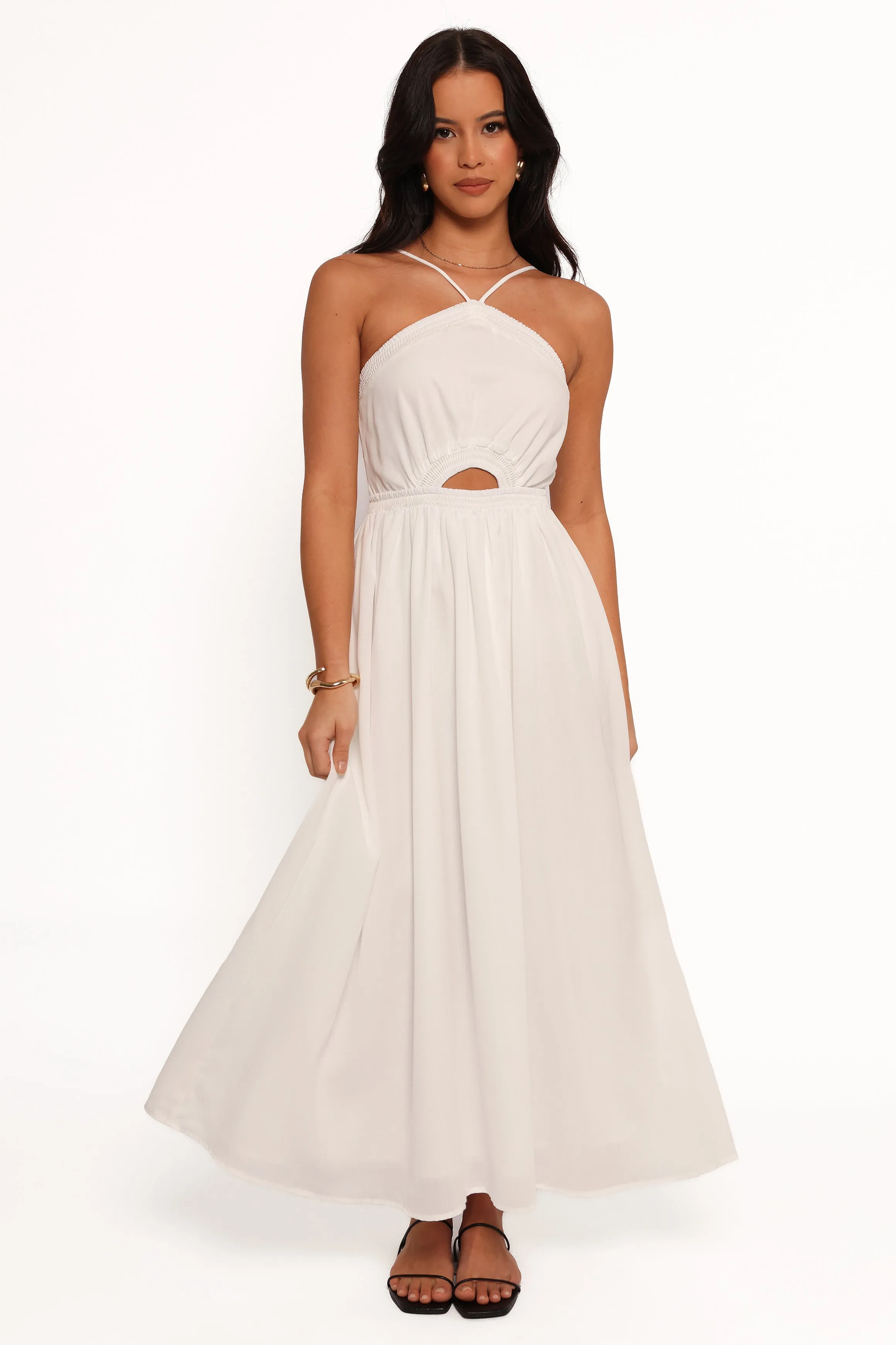 Madi Maxi Dress - White sold by Petal & Pup product image thumbnail 3