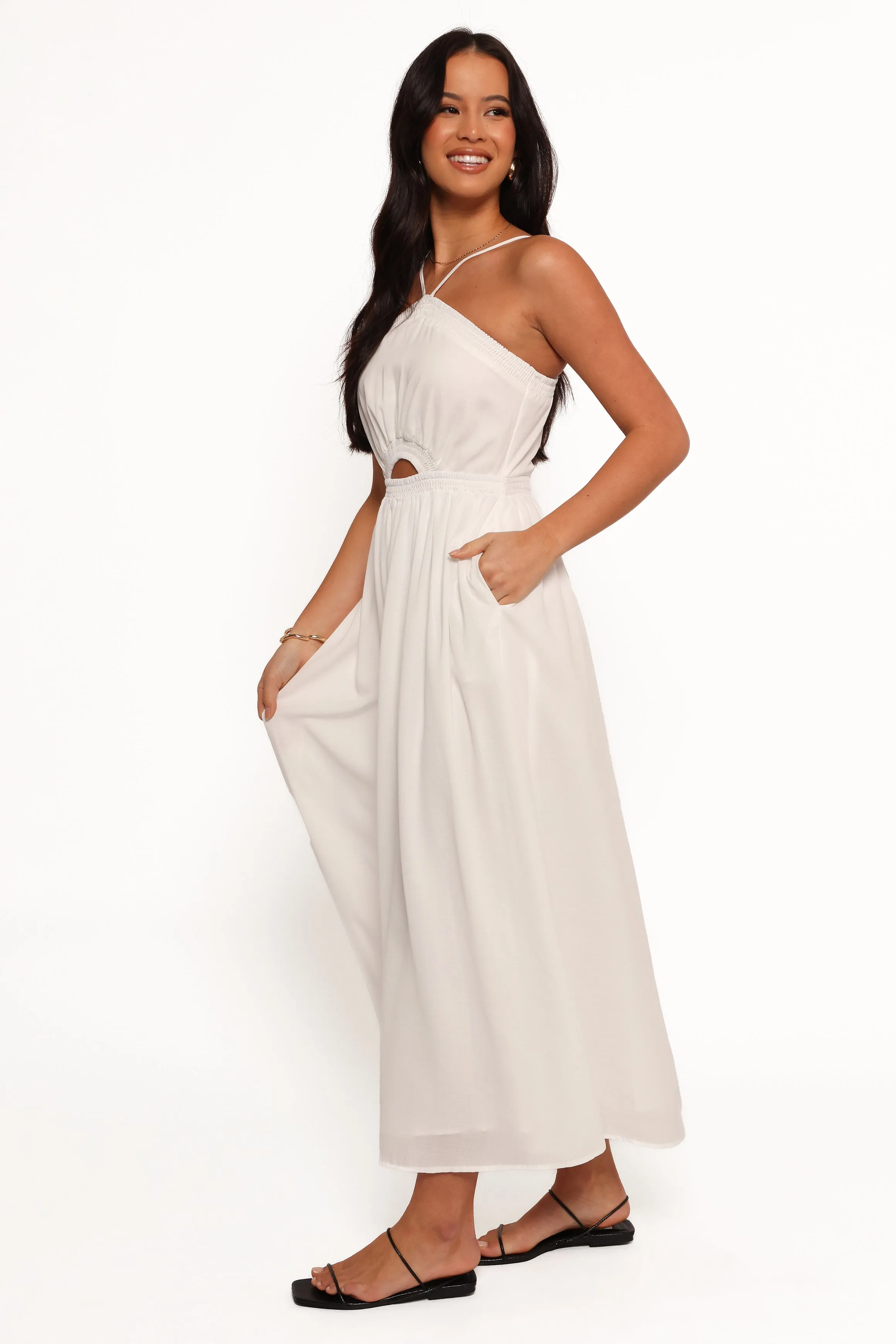 Madi Maxi Dress - White sold by Petal & Pup product image thumbnail 5