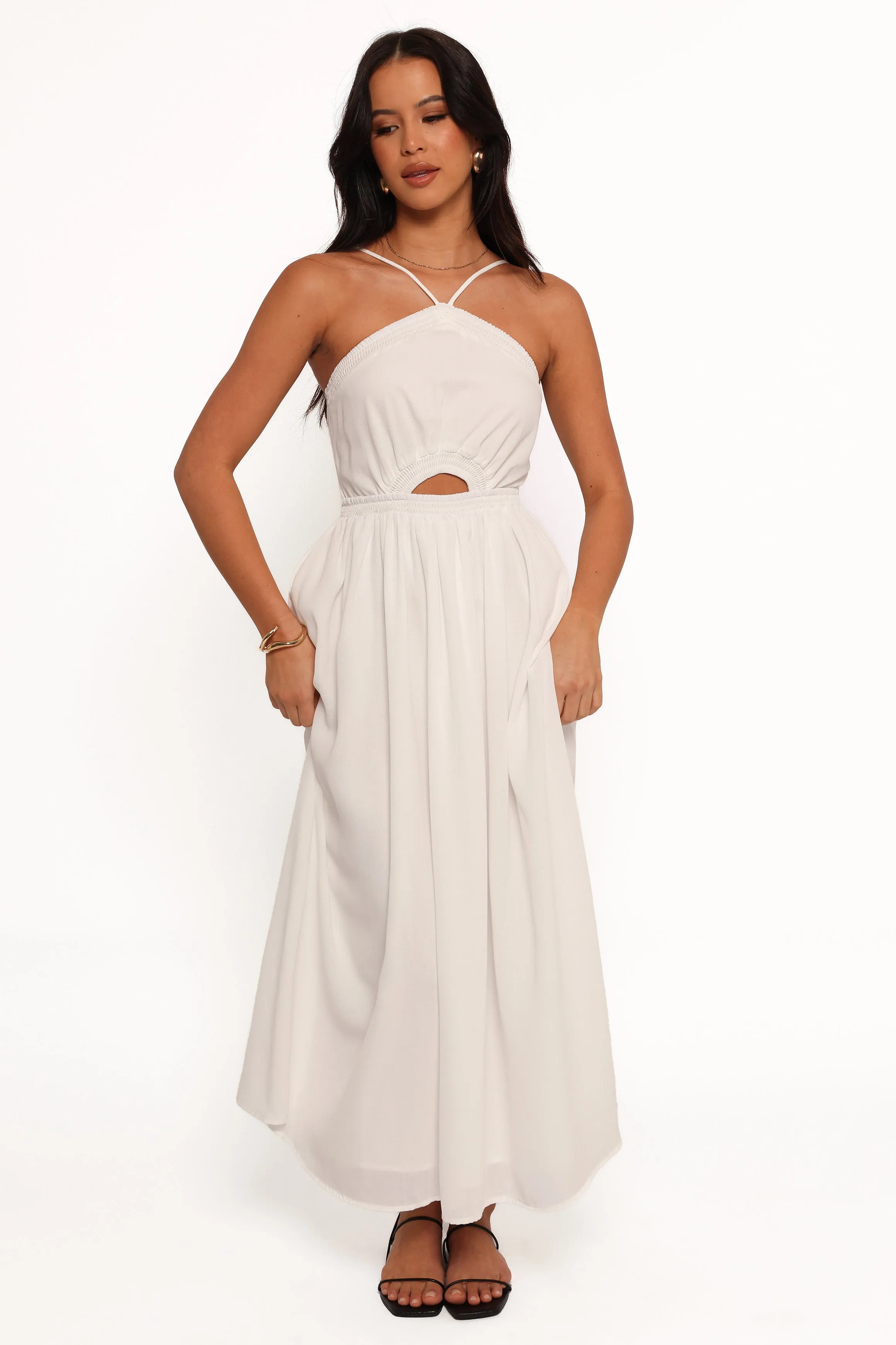 Madi Maxi Dress - White sold by Petal & Pup product image thumbnail 4
