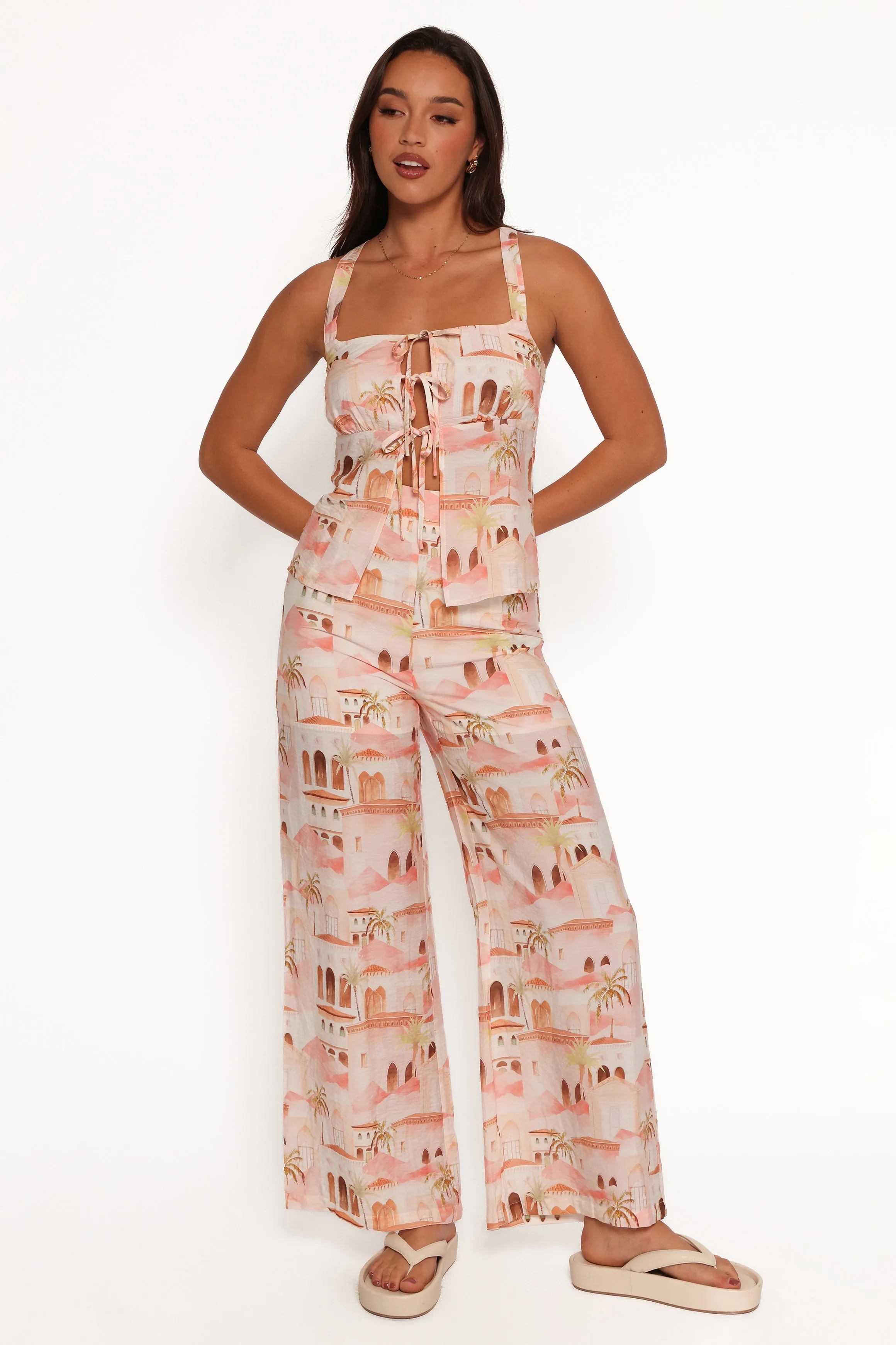 Devina Pants - Tan Print sold by Petal & Pup product image thumbnail 3