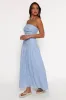 Stella Maxi Dress - Cornflower sold by Petal & Pup