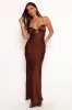 Amalia Maxi Dress - Chocolate sold by Petal & Pup