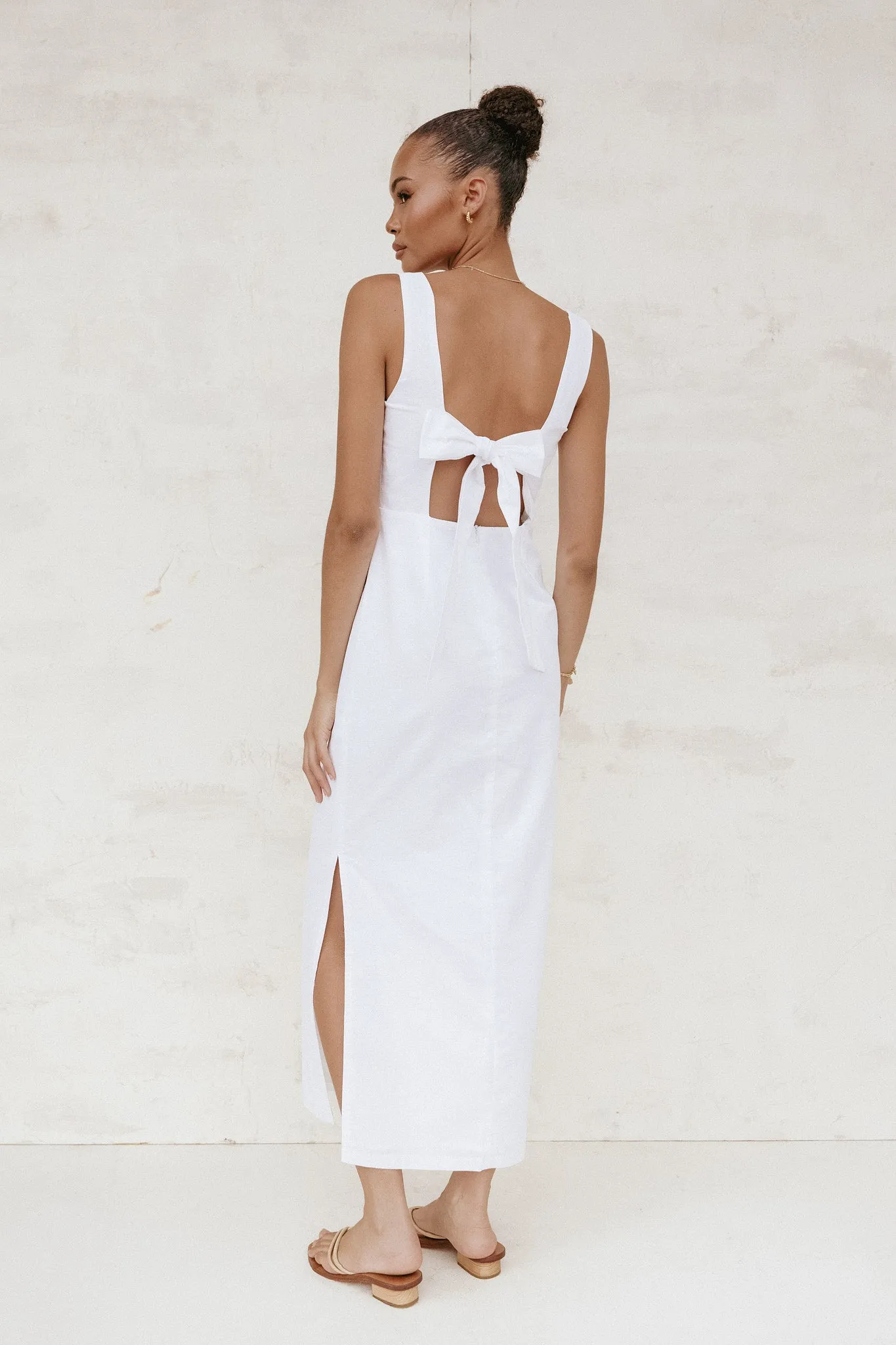 Emery Maxi Dress - White sold by Petal & Pup product image thumbnail 2