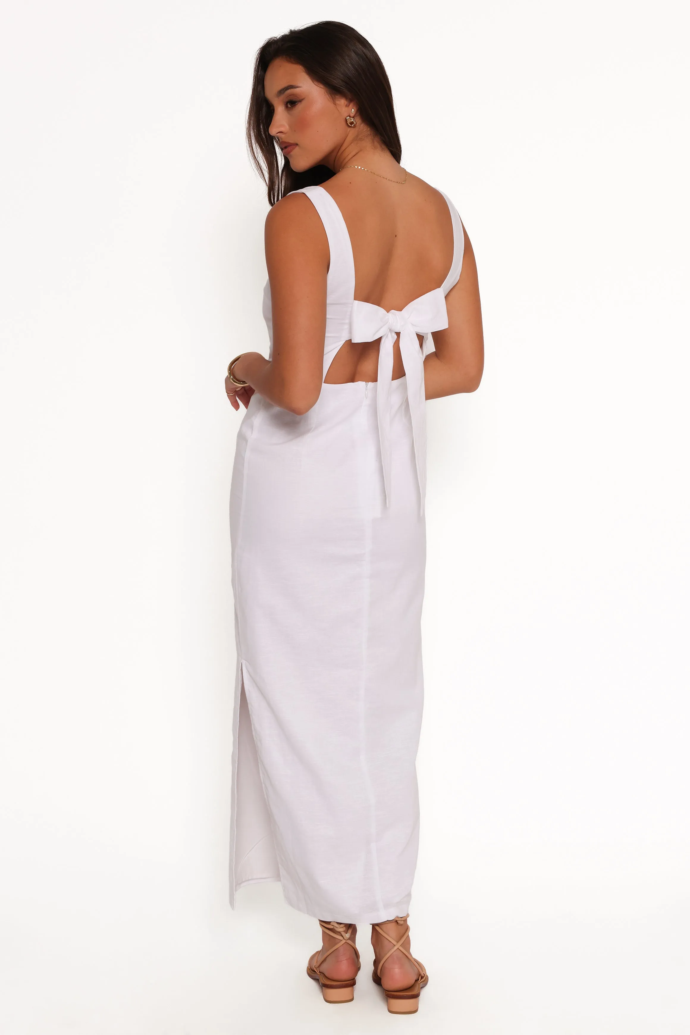 Emery Maxi Dress - White sold by Petal & Pup product image thumbnail 4
