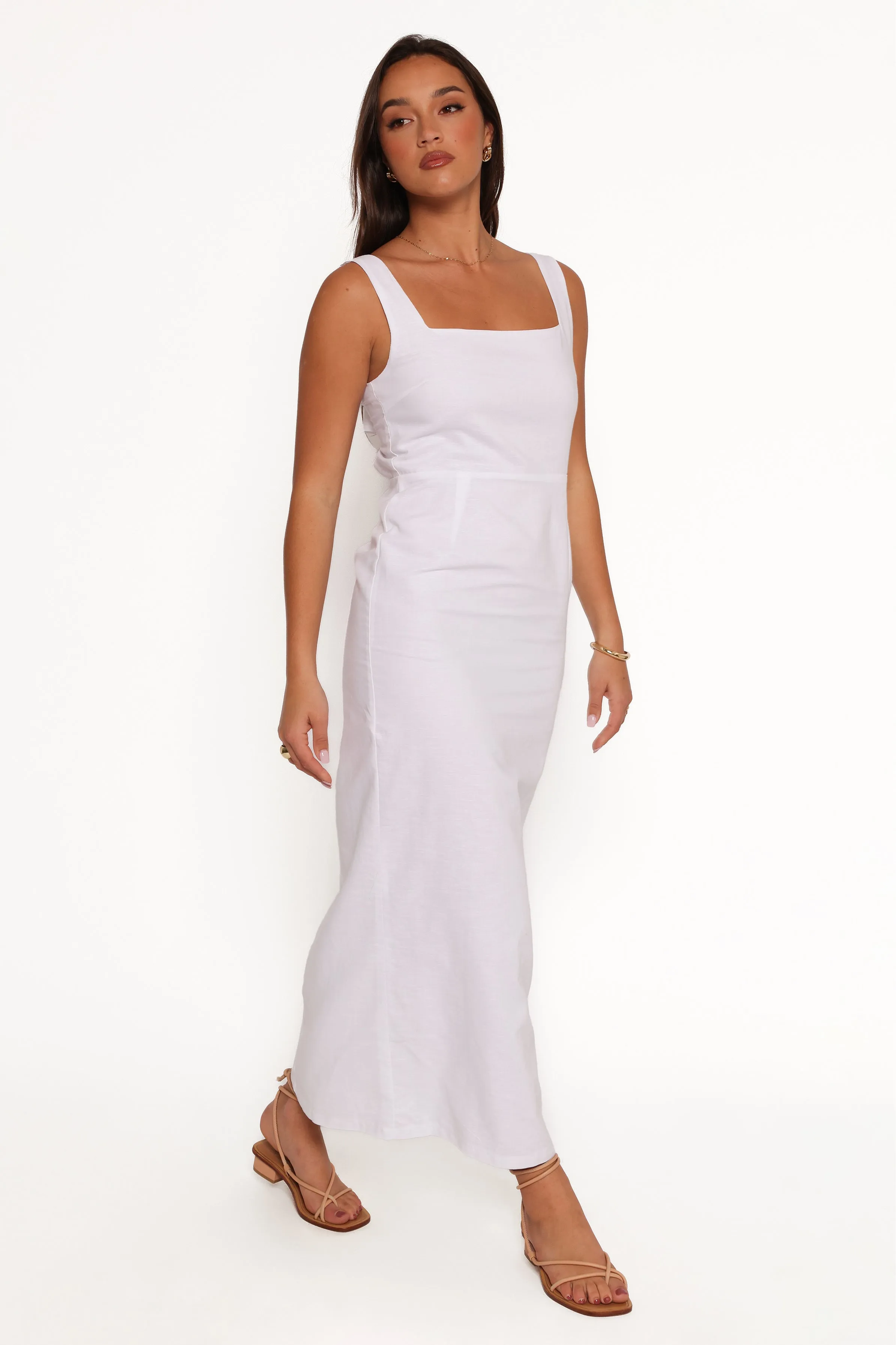 Emery Maxi Dress - White sold by Petal & Pup product image thumbnail 5