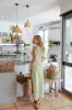 Ensley Flutter Sleeve Maxi Dress - Olive Green sold by Petal & Pup