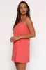 Emelie Mini Dress - Coral sold by Petal & Pup