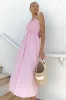 Nigella Maxi Dress - Pink sold by Petal & Pup