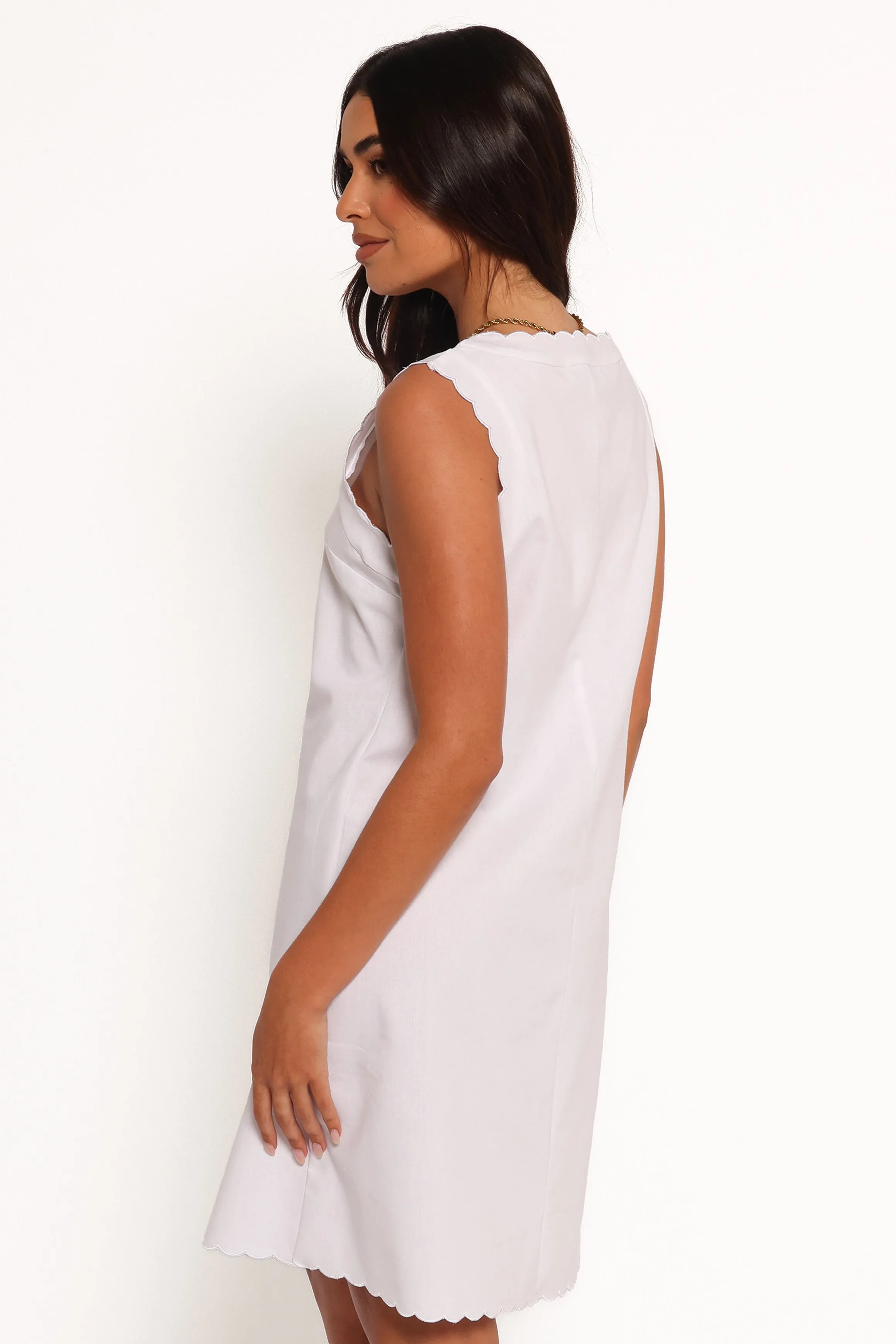 Ariah Mini Dress - White sold by Petal & Pup product image thumbnail 5