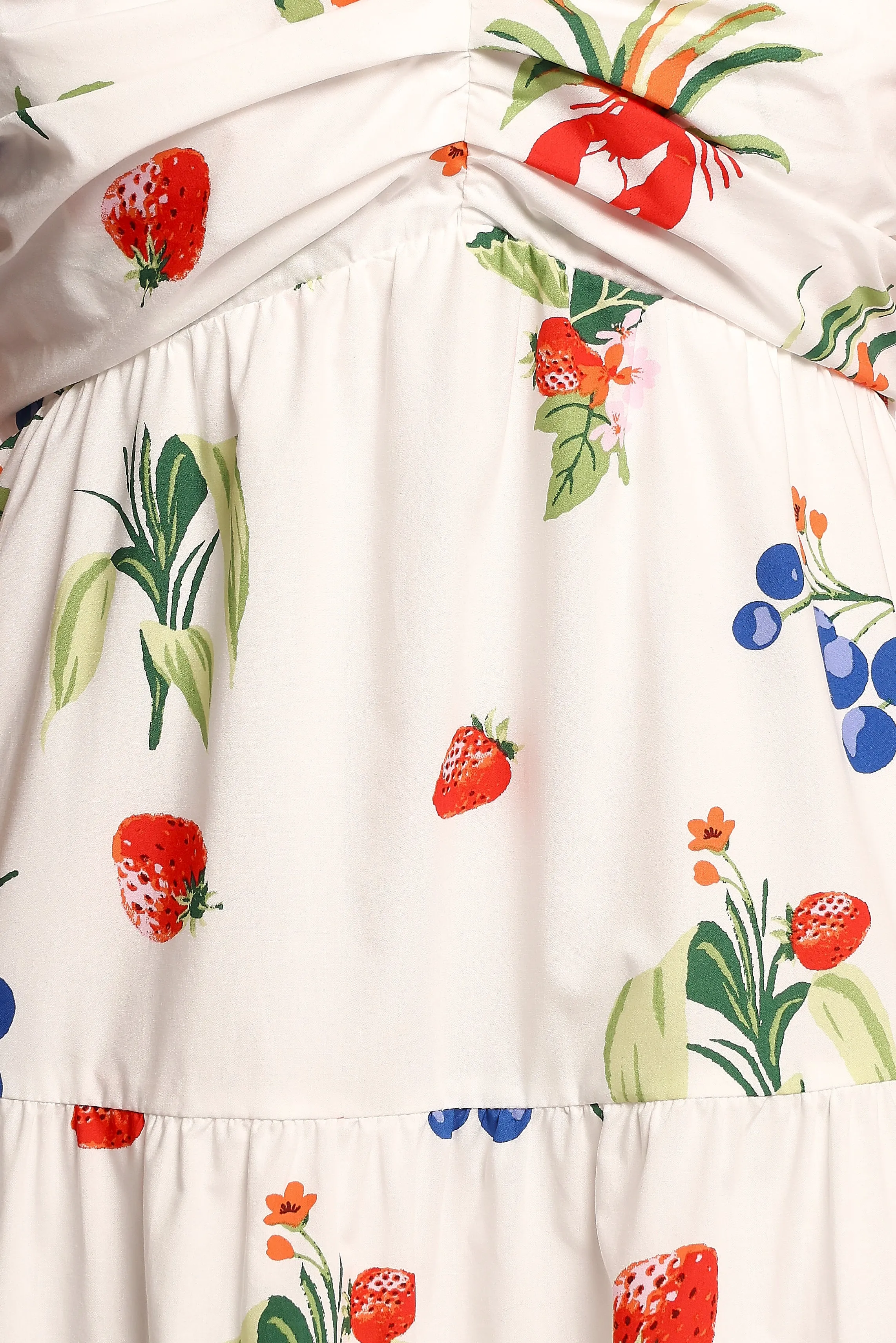 Valerie Maxi Dress - Off White/Red sold by Petal & Pup product image thumbnail 5