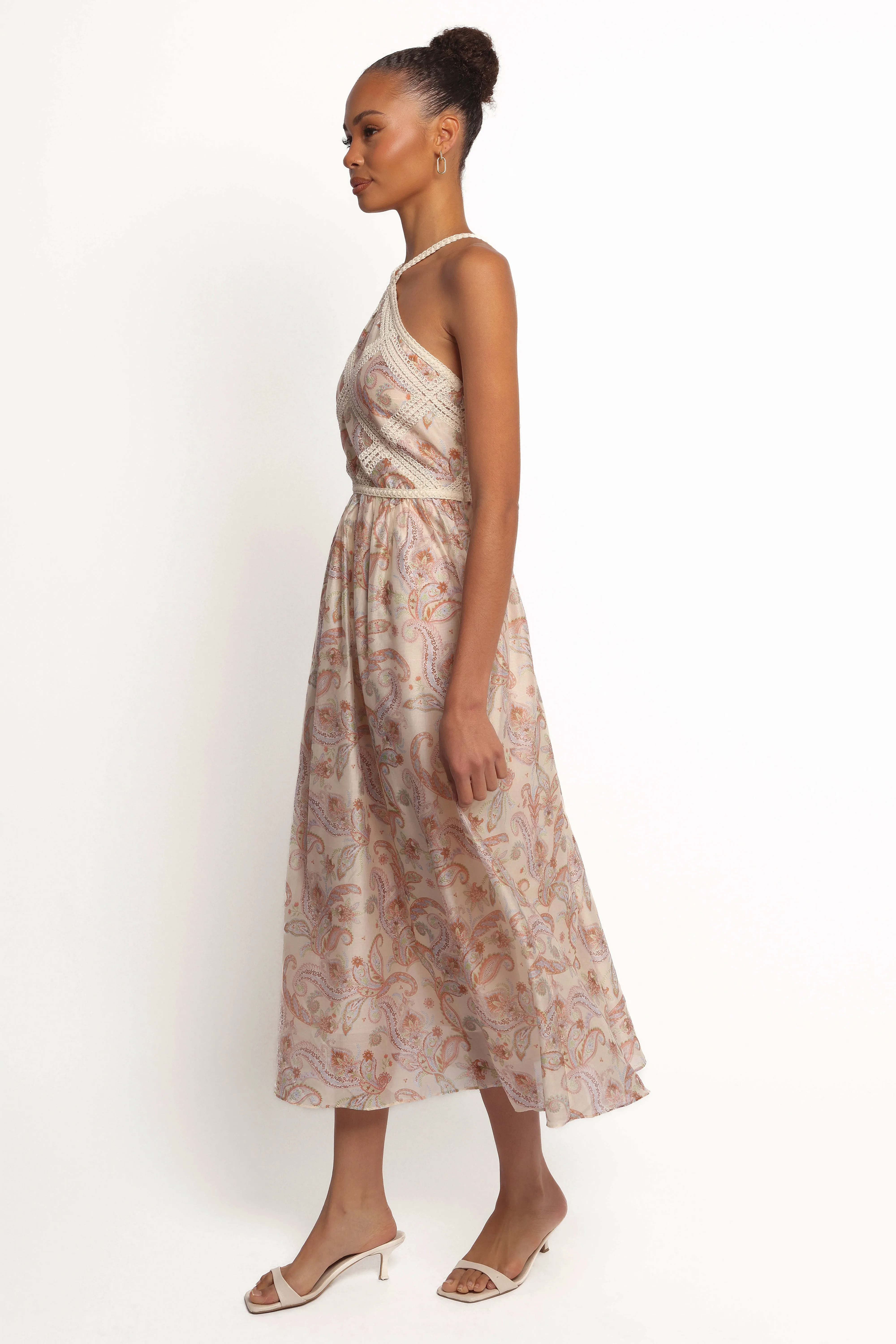 Ximena Midi Dress - Cream Multi sold by Petal & Pup product image thumbnail 3