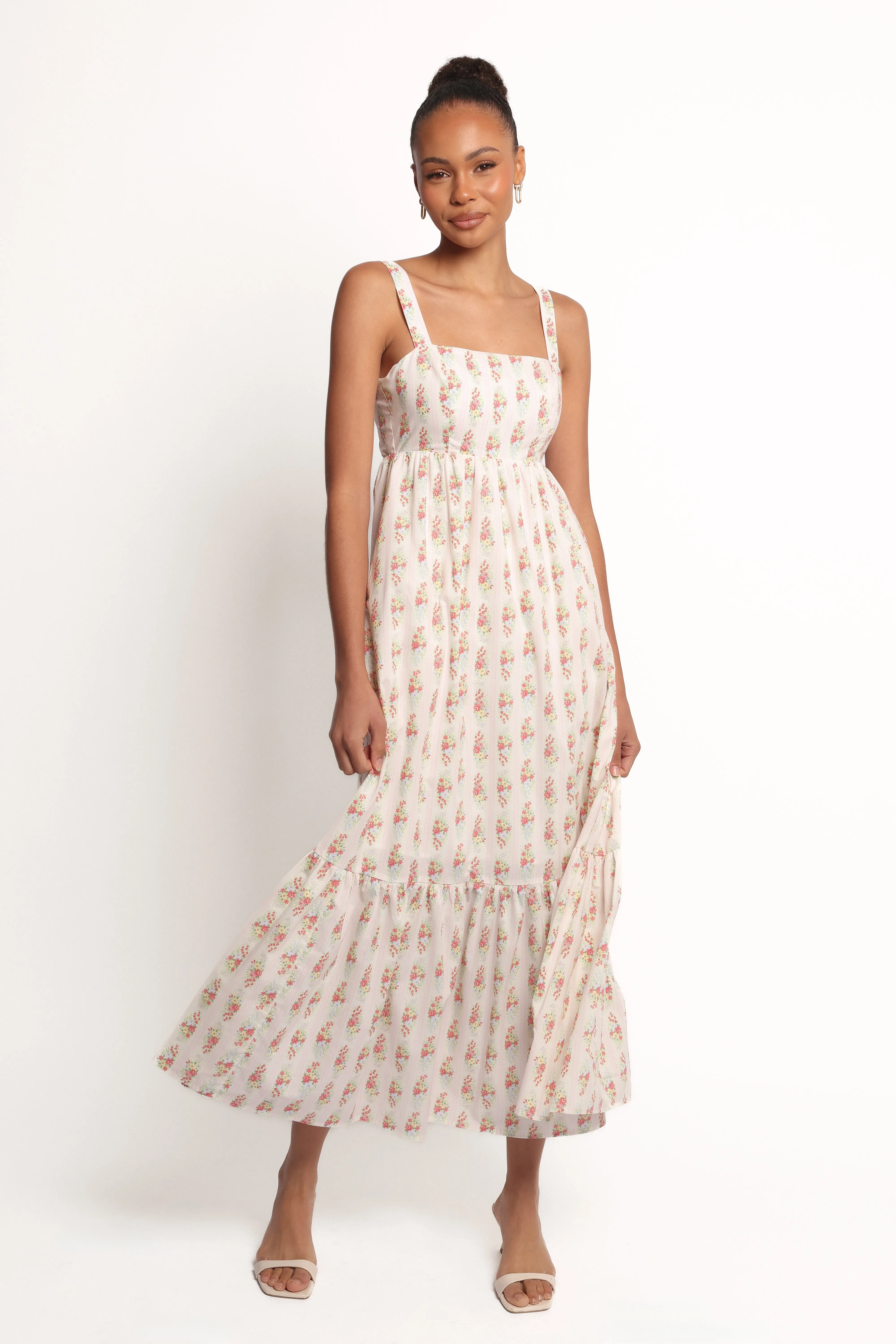 Gabriela Maxi Dress - Off White sold by Petal & Pup