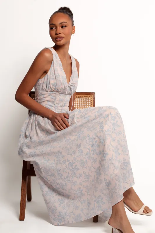 Wrenna Maxi Dress - Blue sold by Petal & Pup