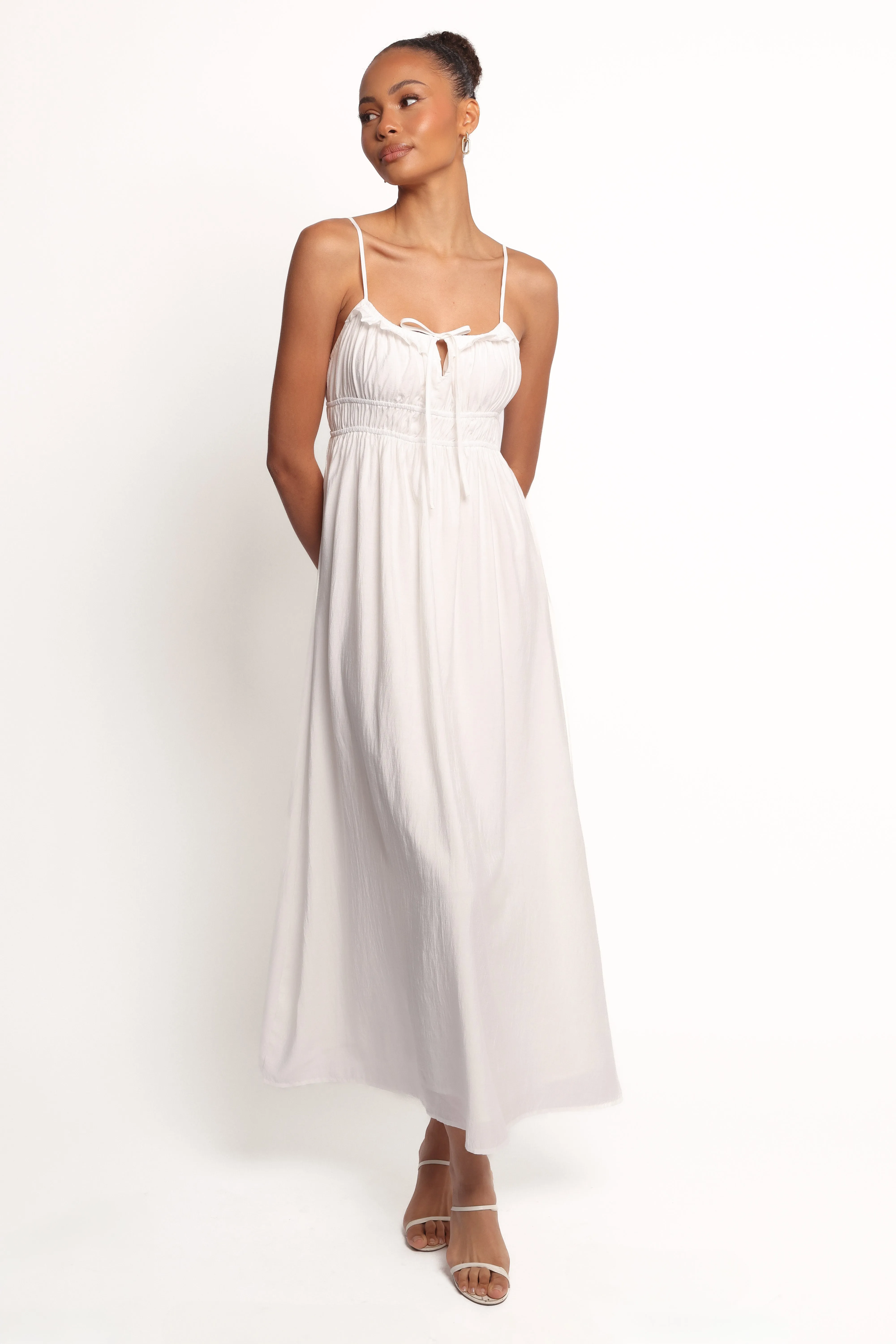 Ceres Maxi Dress - White sold by Petal & Pup