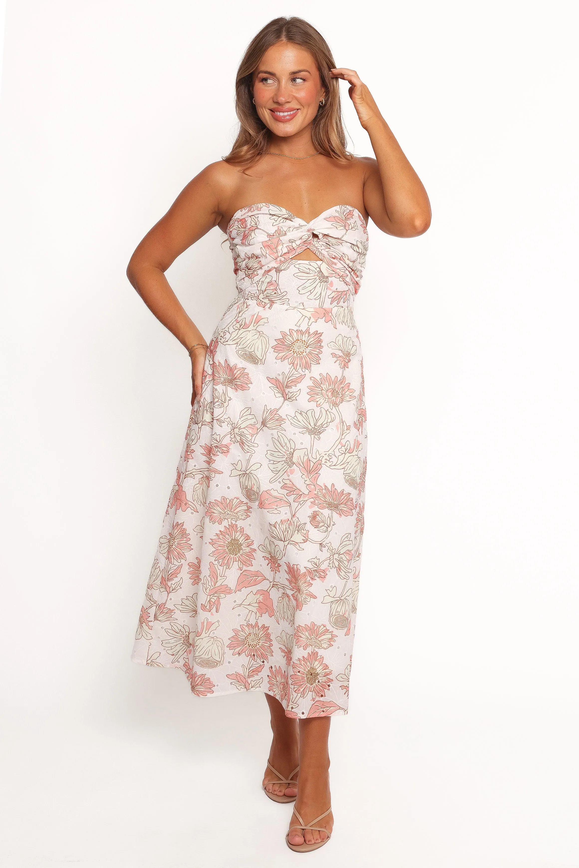 Calantha Maxi Dress - Pink Floral sold by Petal & Pup product image thumbnail 5