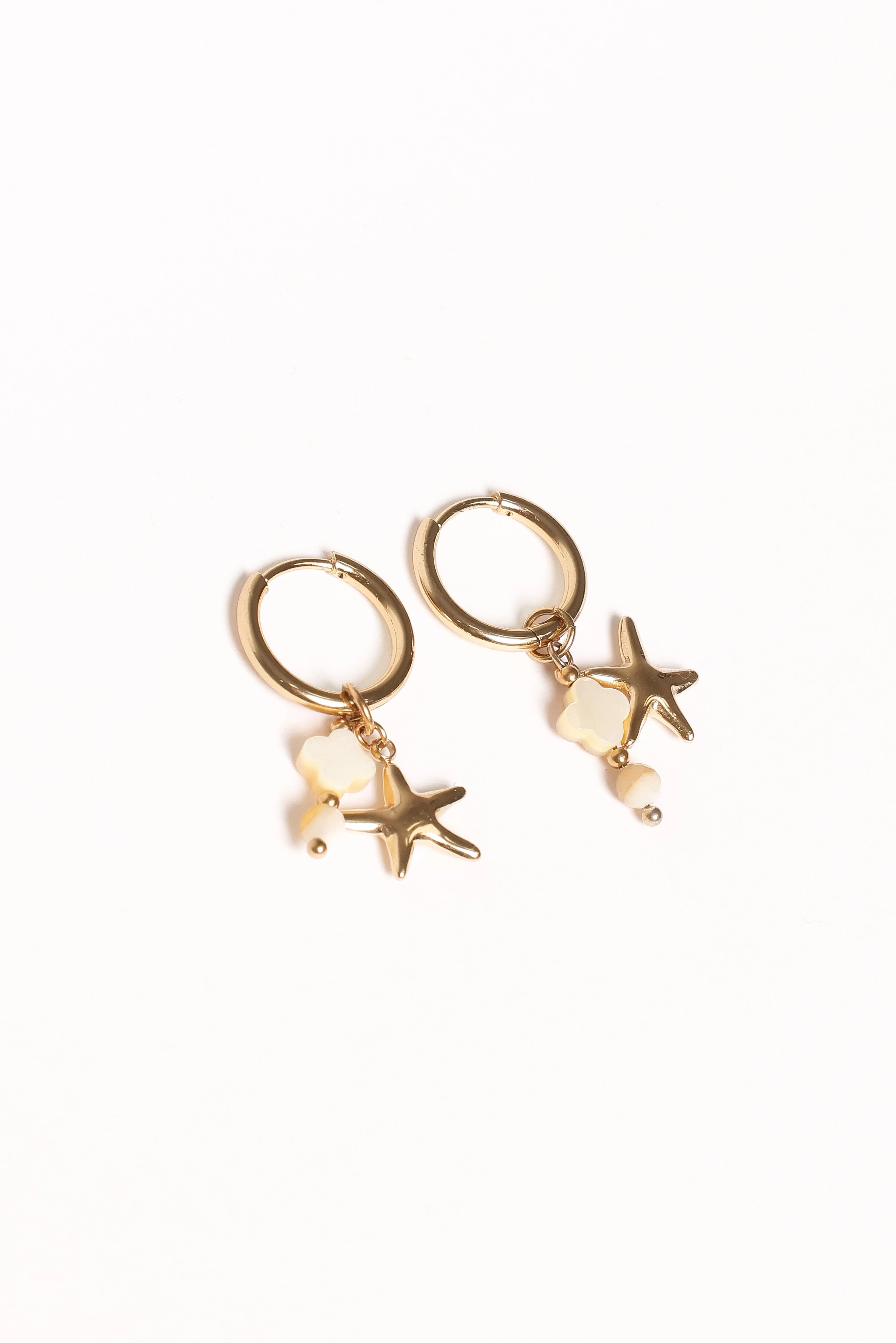 Catania Charm Earrings - Gold sold by Petal & Pup product image thumbnail 2