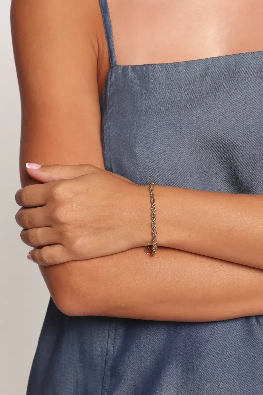 Dalia Bracelet - Gold sold by Petal & Pup