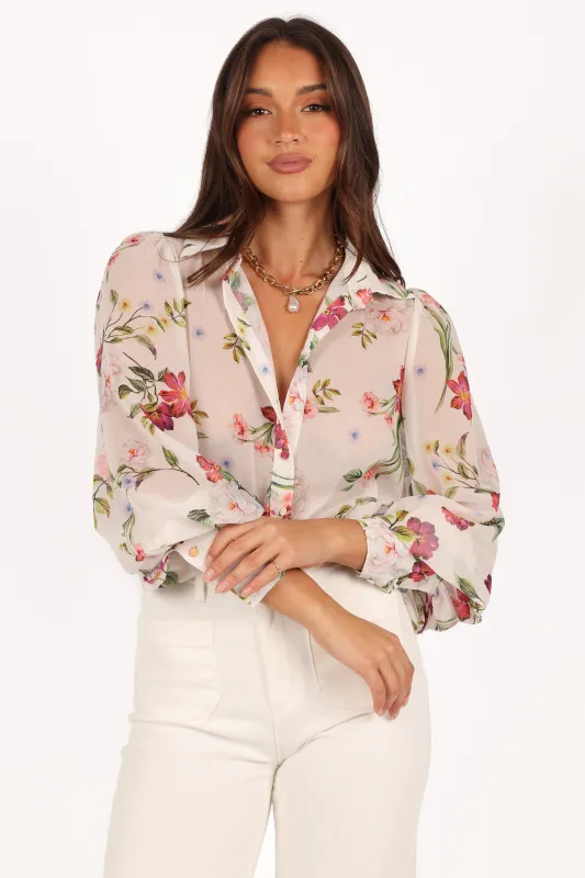Fleetwood Blouse - Jaci White sold by Petal & Pup