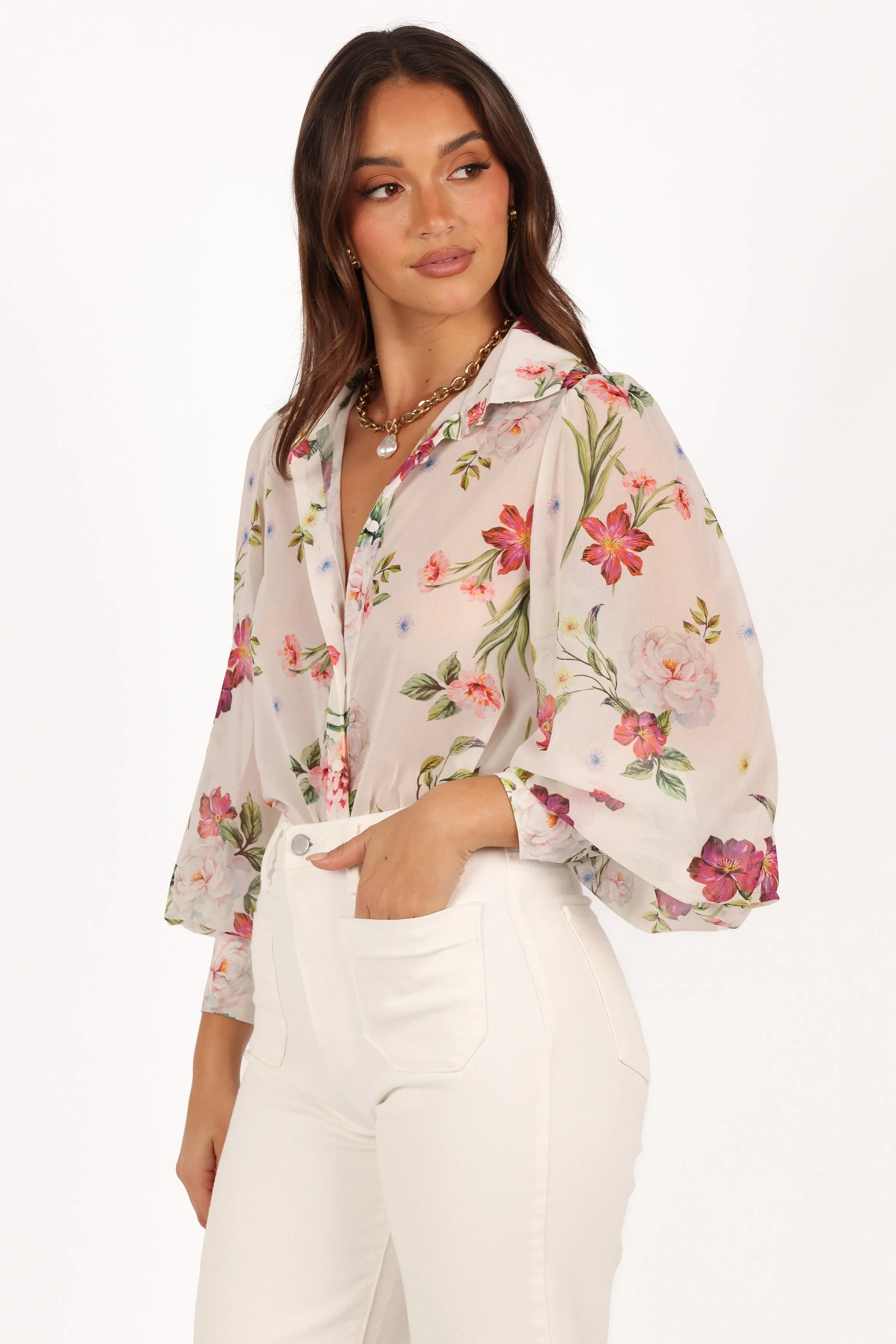 Fleetwood Blouse - Jaci White sold by Petal & Pup product image thumbnail 3