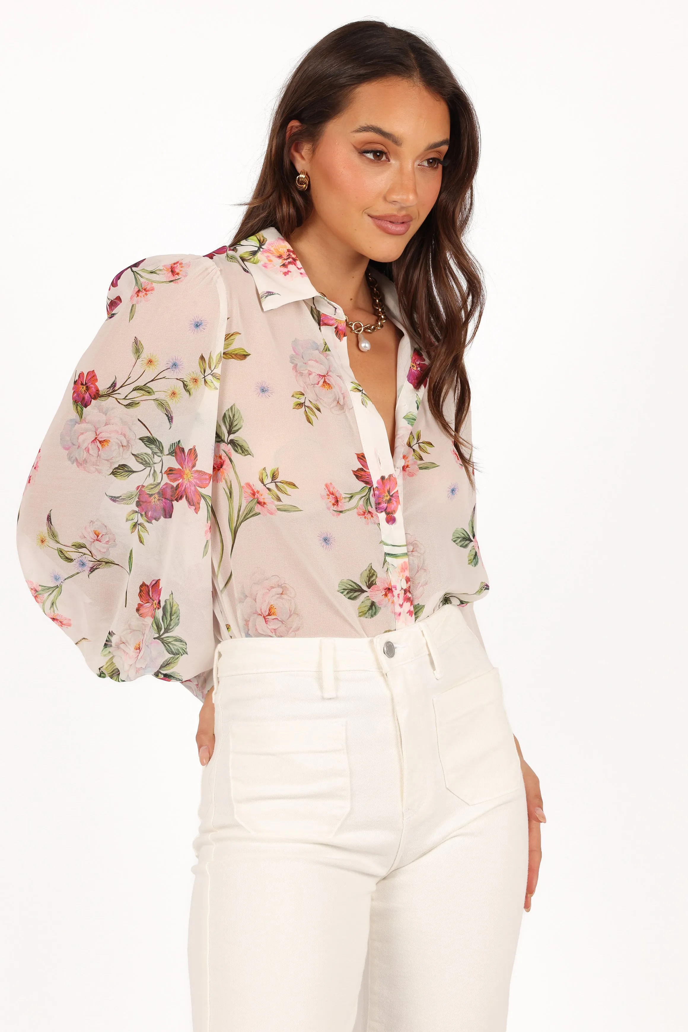 Fleetwood Blouse - Jaci White sold by Petal & Pup product image thumbnail 5