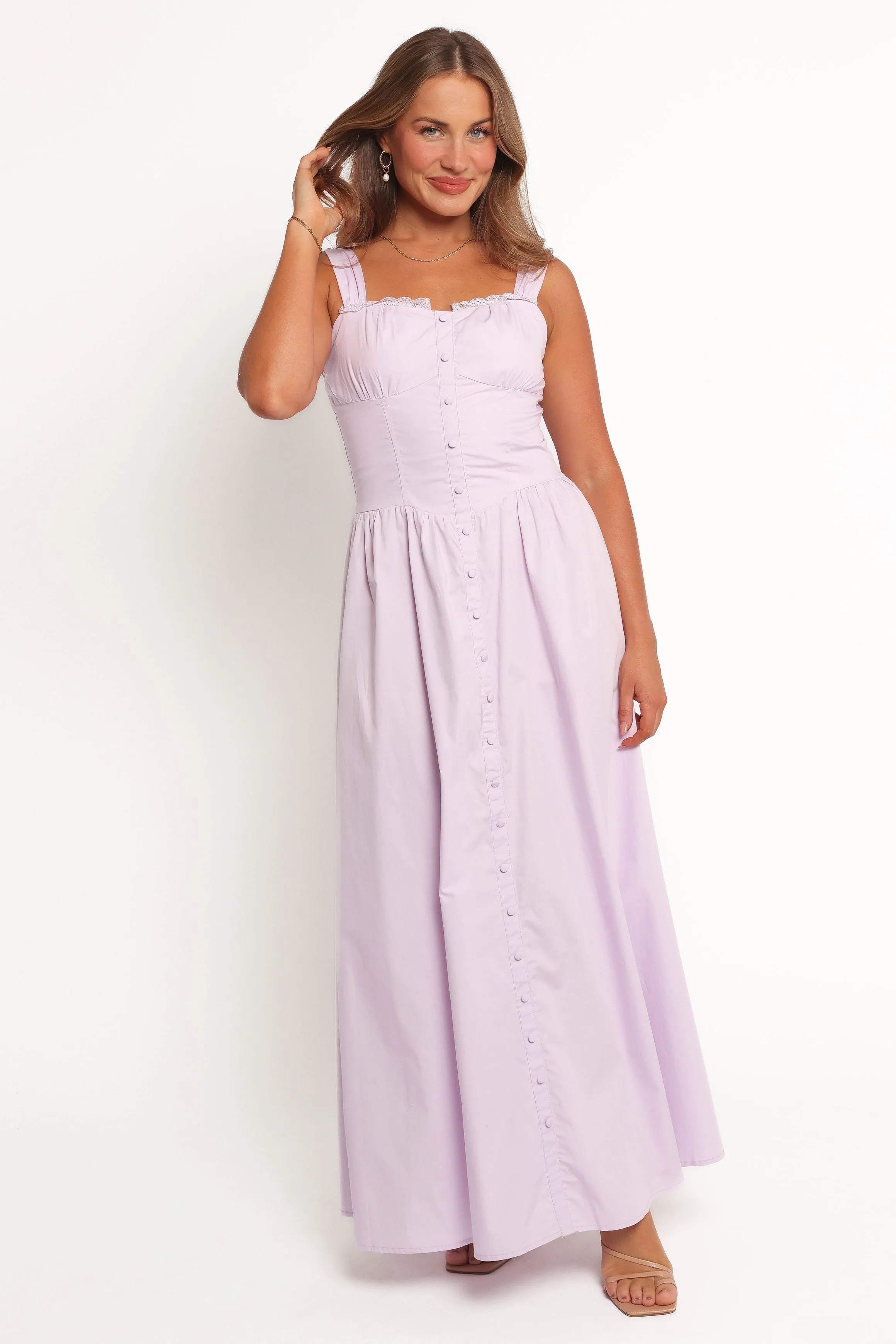 Bellus Maxi Dress - Lilac sold by Petal & Pup product image thumbnail 2