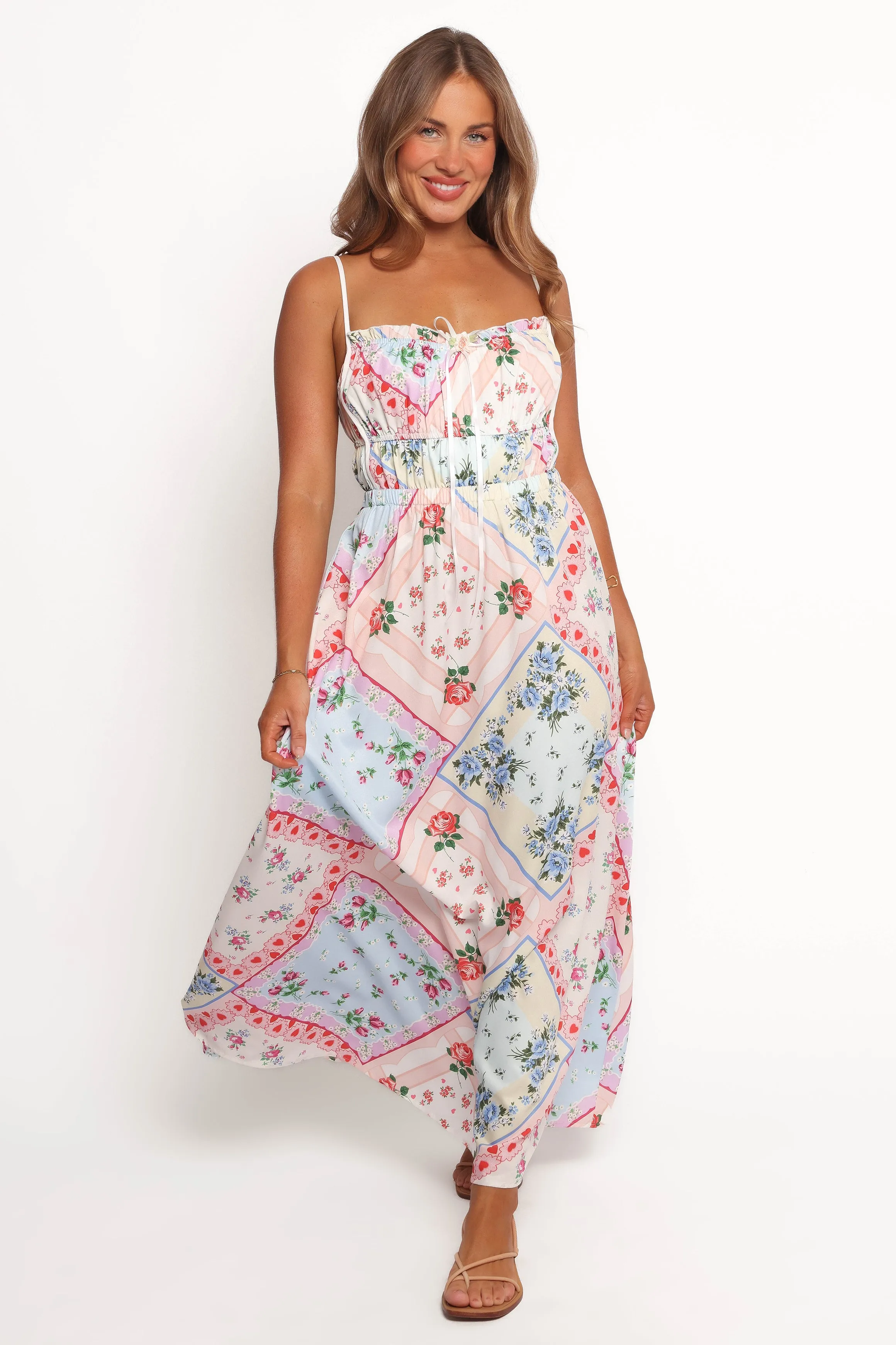 Delfina Midi Dress - Multi sold by Petal & Pup