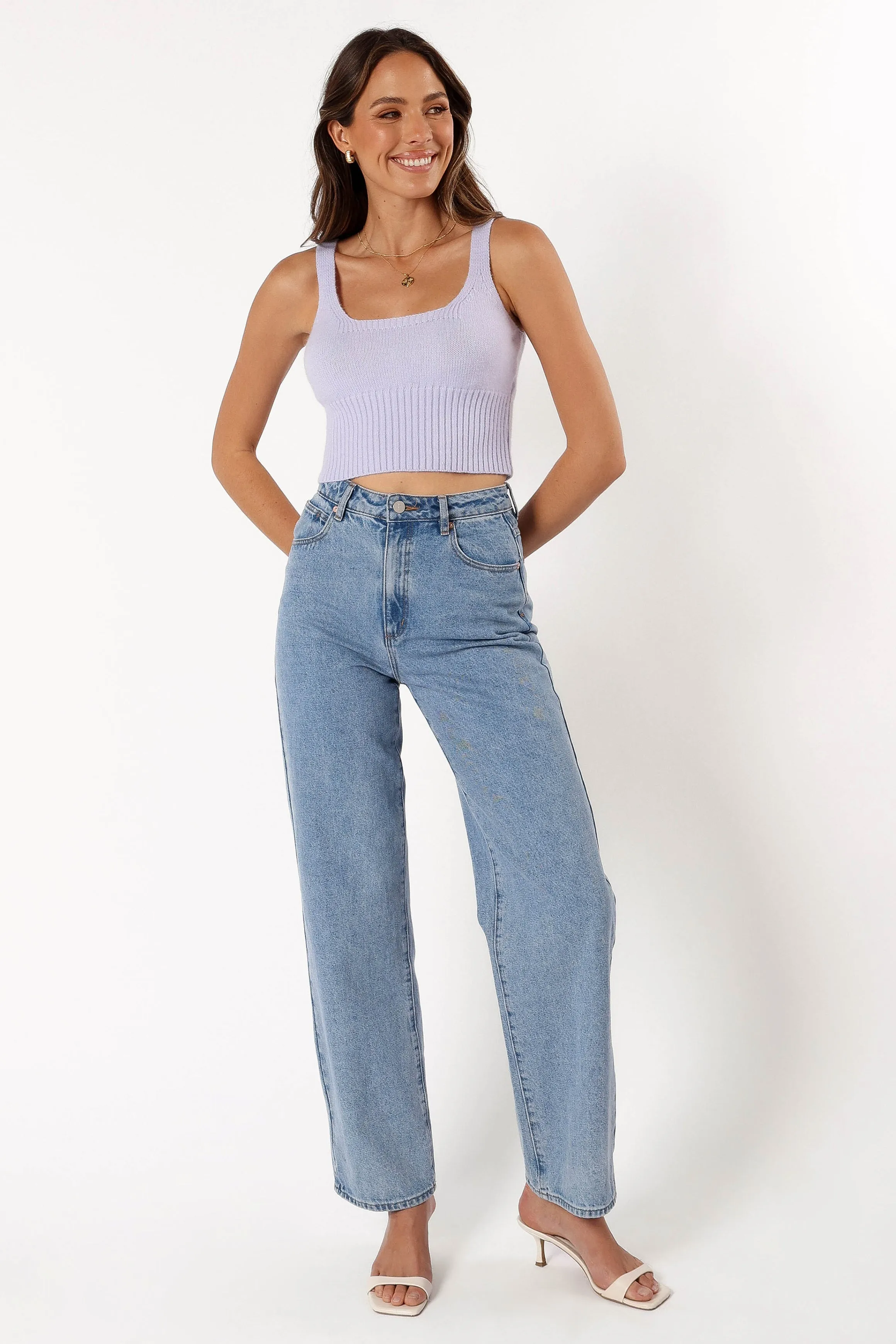 Isabel Sweater Top - Lilac sold by Petal & Pup product image thumbnail 3