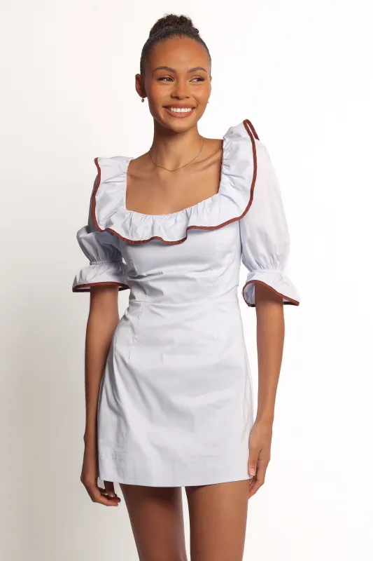 Marilla Mini Dress - Pale Blue sold by Petal & Pup