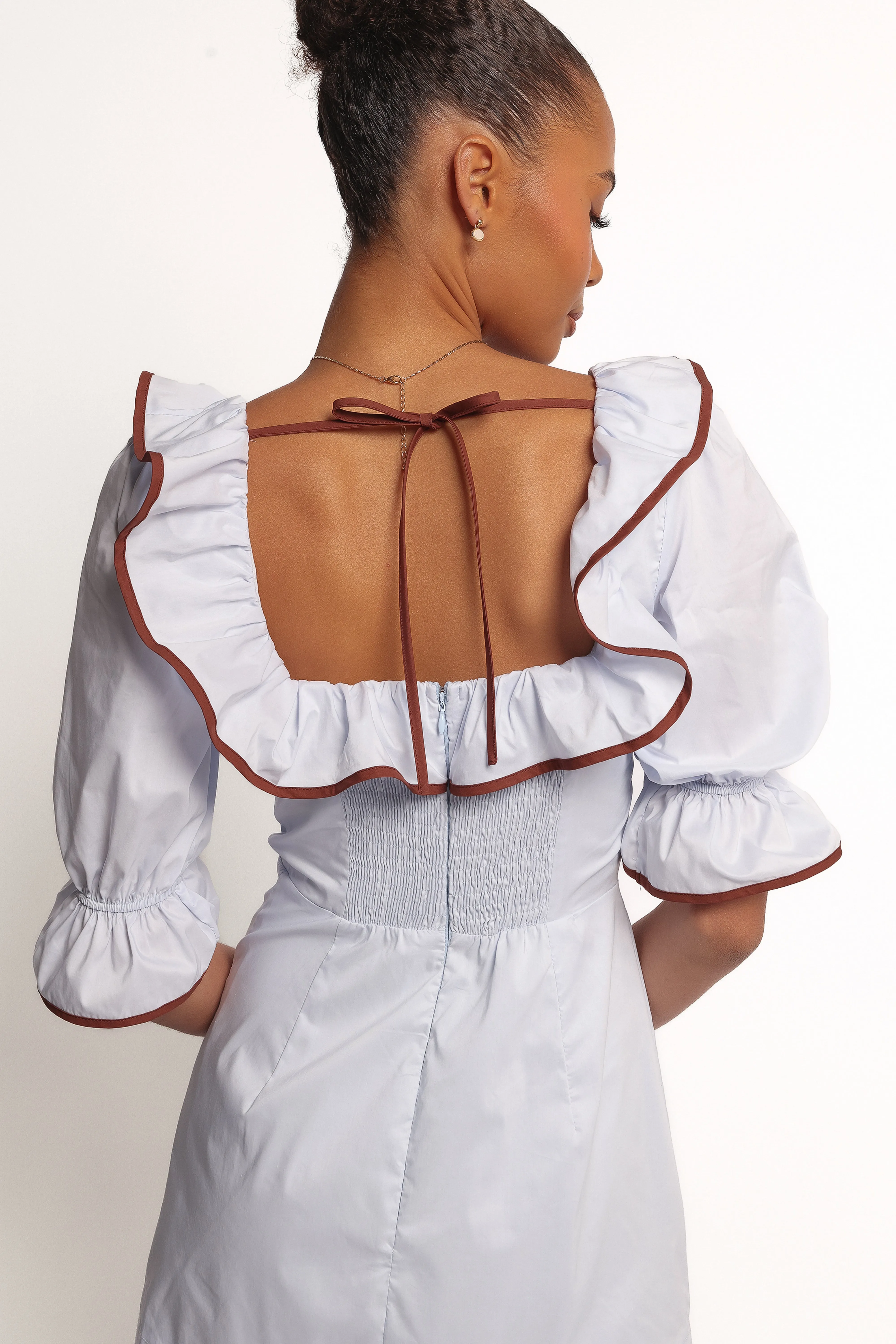 Marilla Mini Dress - Pale Blue sold by Petal & Pup product image thumbnail 2