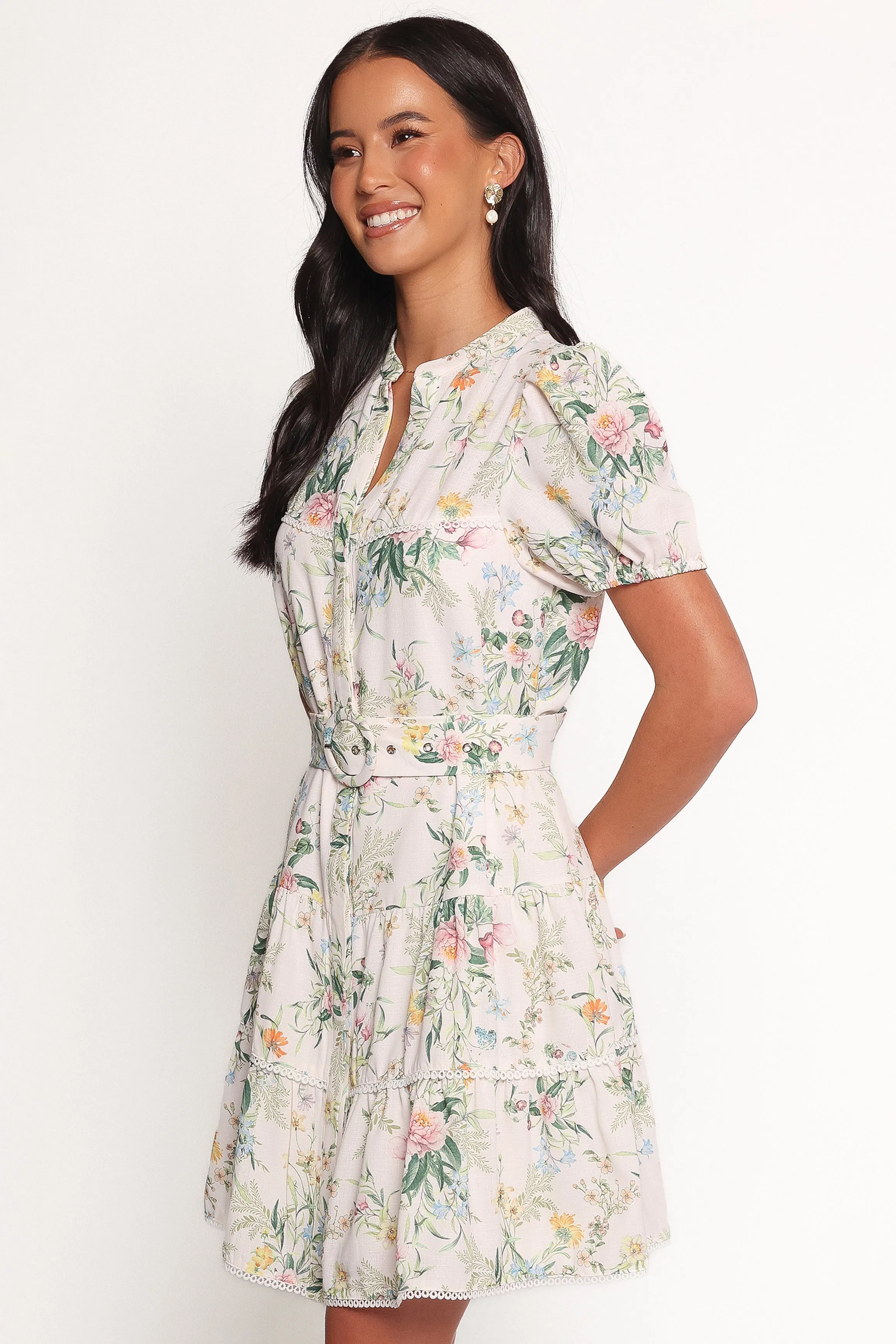 Paula Mini Dress - Multi Floral sold by Petal & Pup product image thumbnail 3