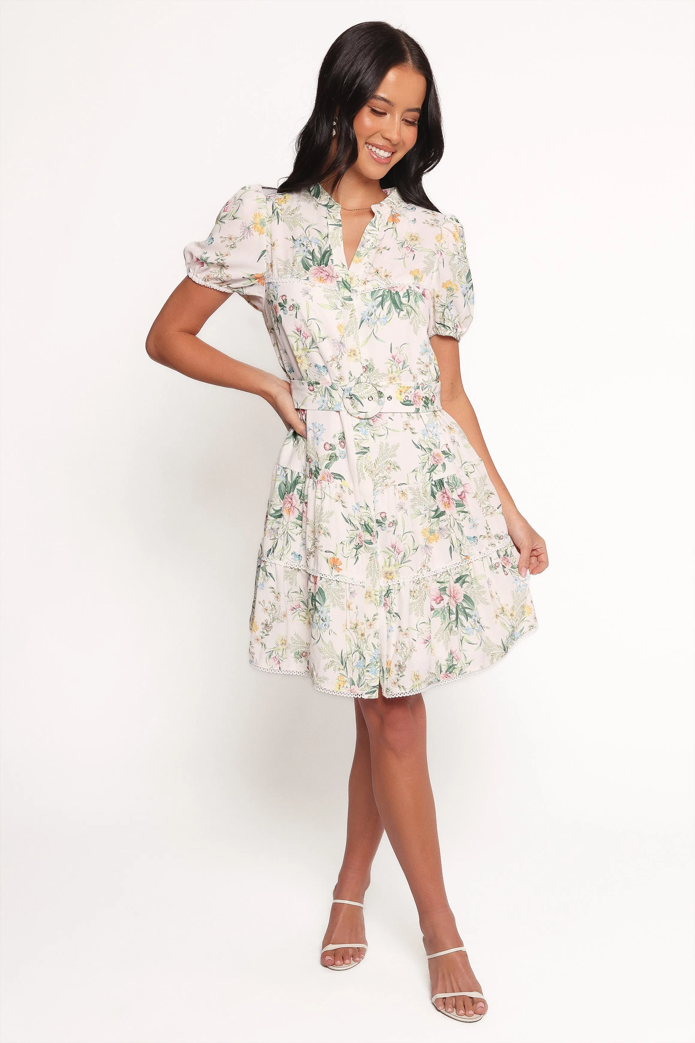Paula Mini Dress - Multi Floral sold by Petal & Pup product image thumbnail 2