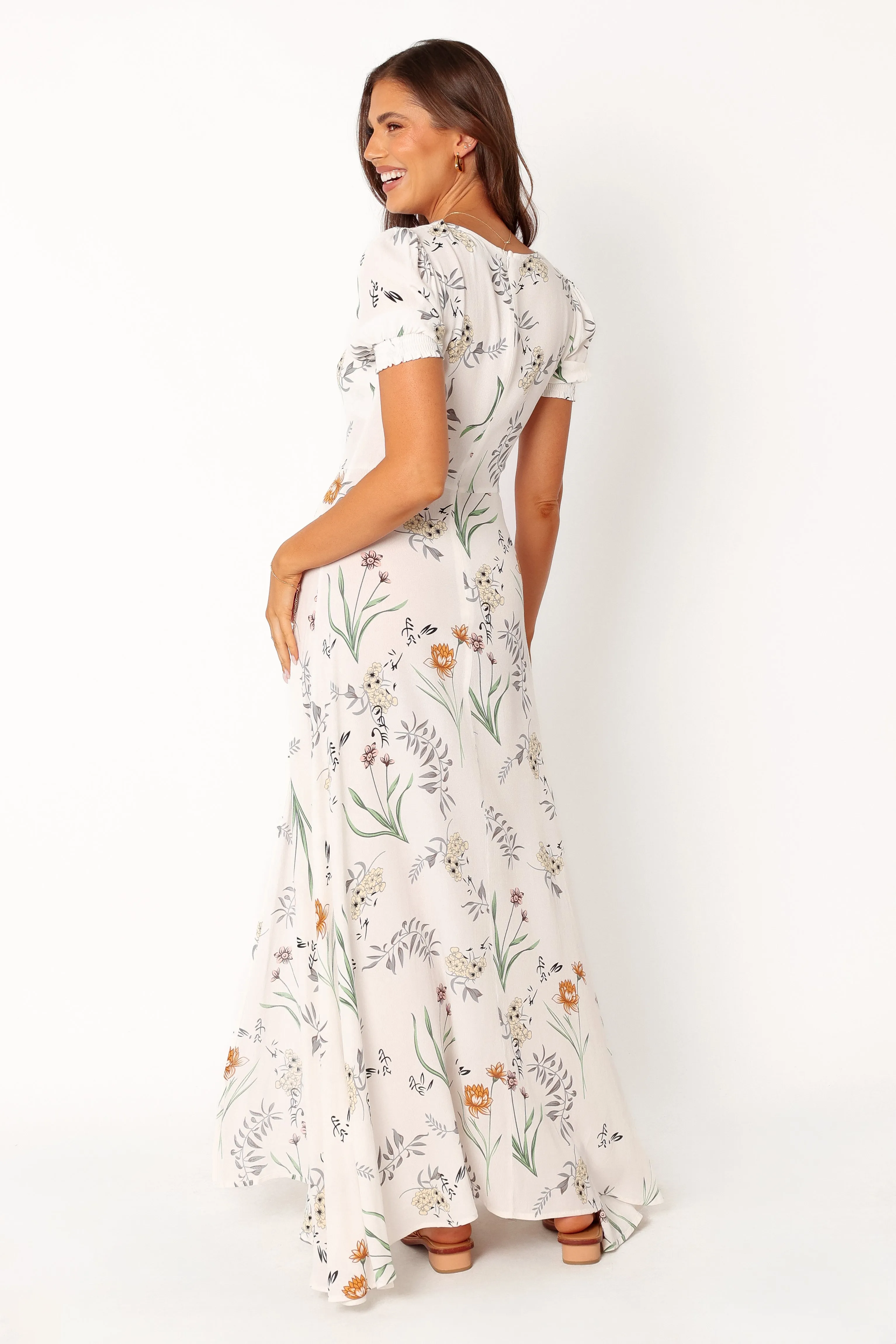 Franklin Maxi Dress - White Floral sold by Petal & Pup product image thumbnail 5