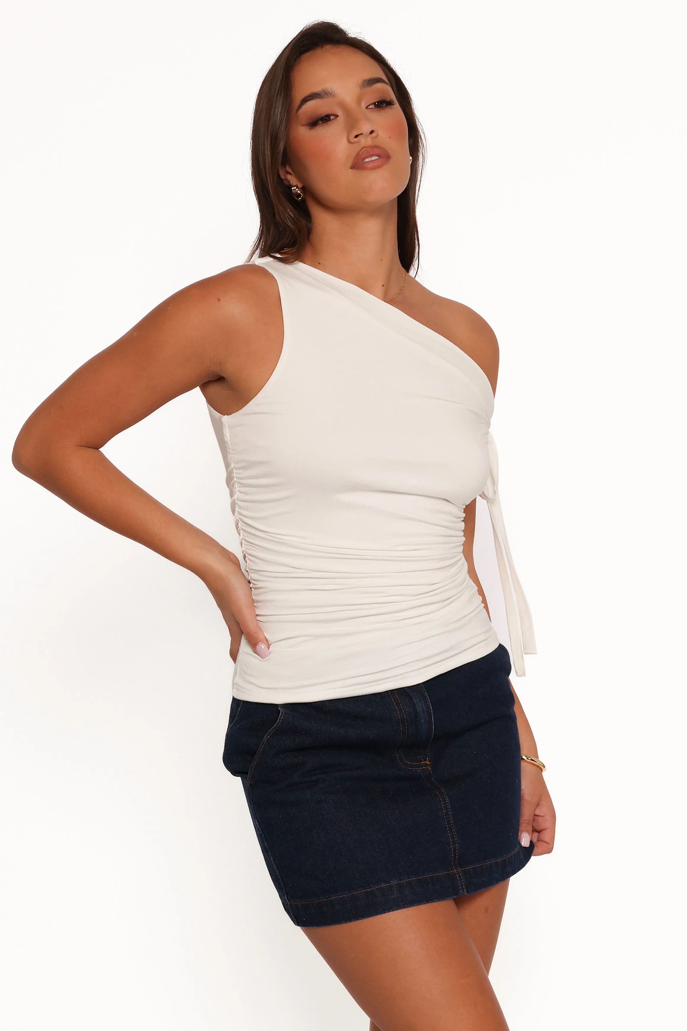 Sienna Knit Top - White sold by Petal & Pup product image thumbnail 5