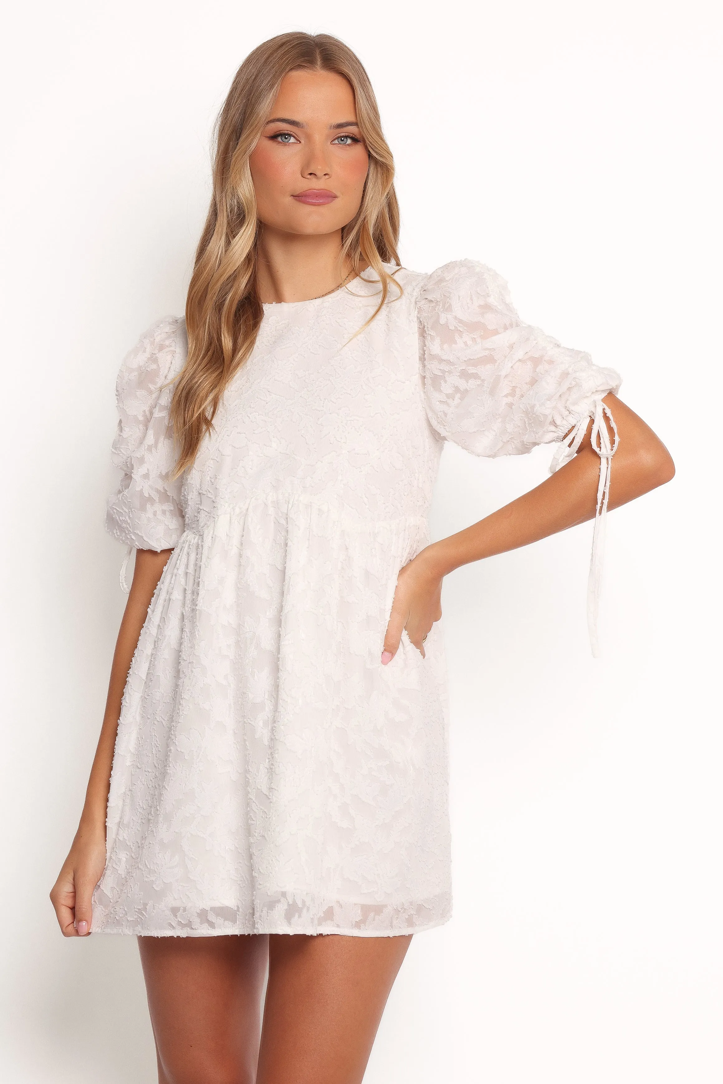 Giselle Mini Dress - White Floral sold by Petal & Pup product image thumbnail 2
