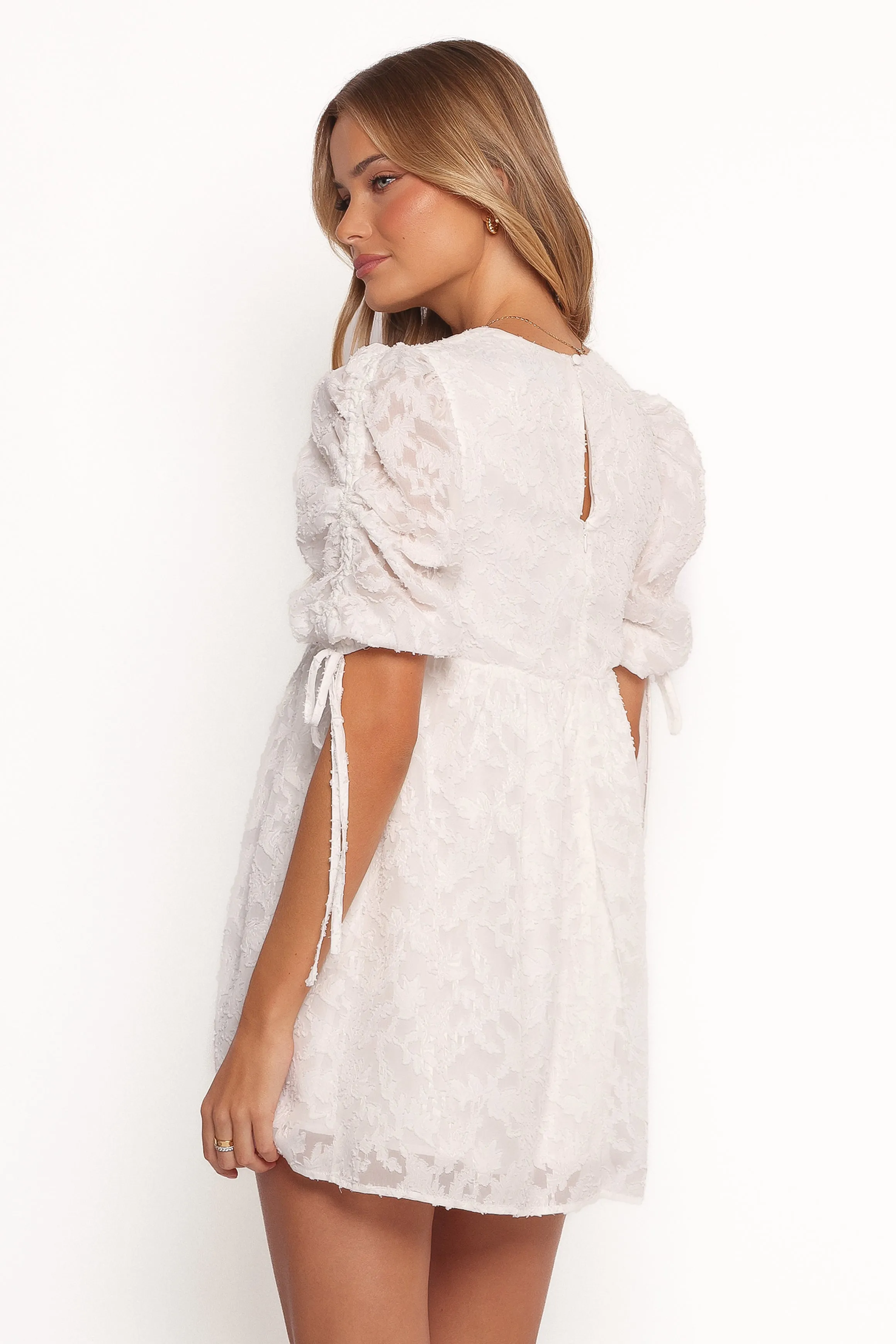 Giselle Mini Dress - White Floral sold by Petal & Pup product image thumbnail 4