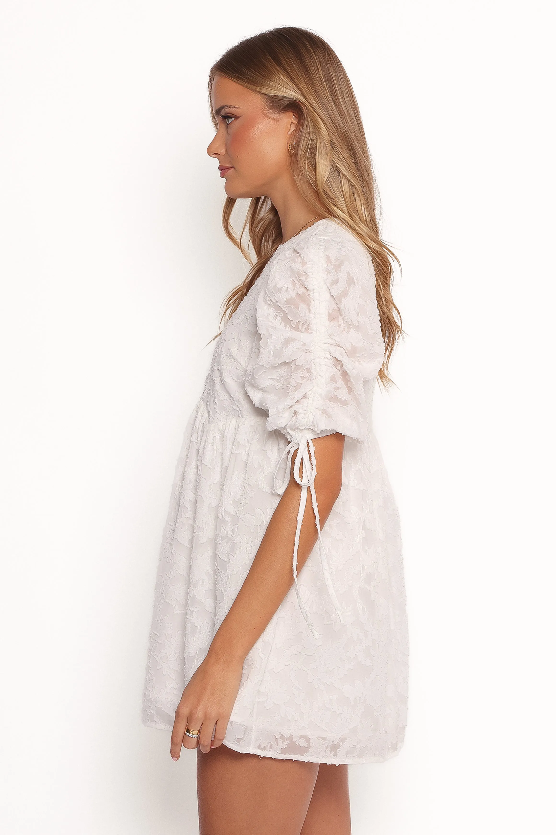Giselle Mini Dress - White Floral sold by Petal & Pup product image thumbnail 5