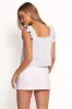 Fresca Tie Front Top - Light Blue sold by Petal & Pup