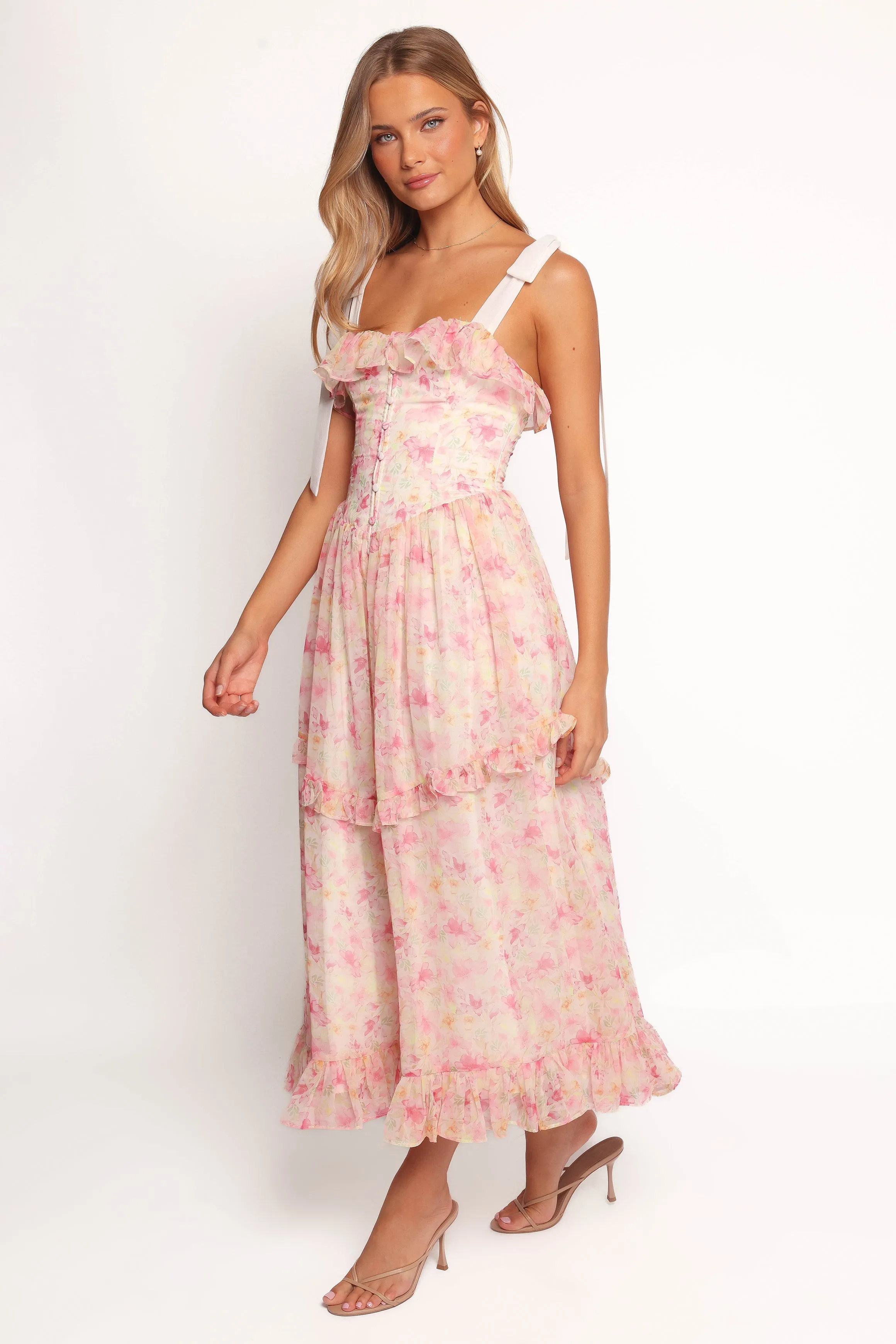 Zenith Midi Dress - Pink sold by Petal & Pup product image thumbnail 4