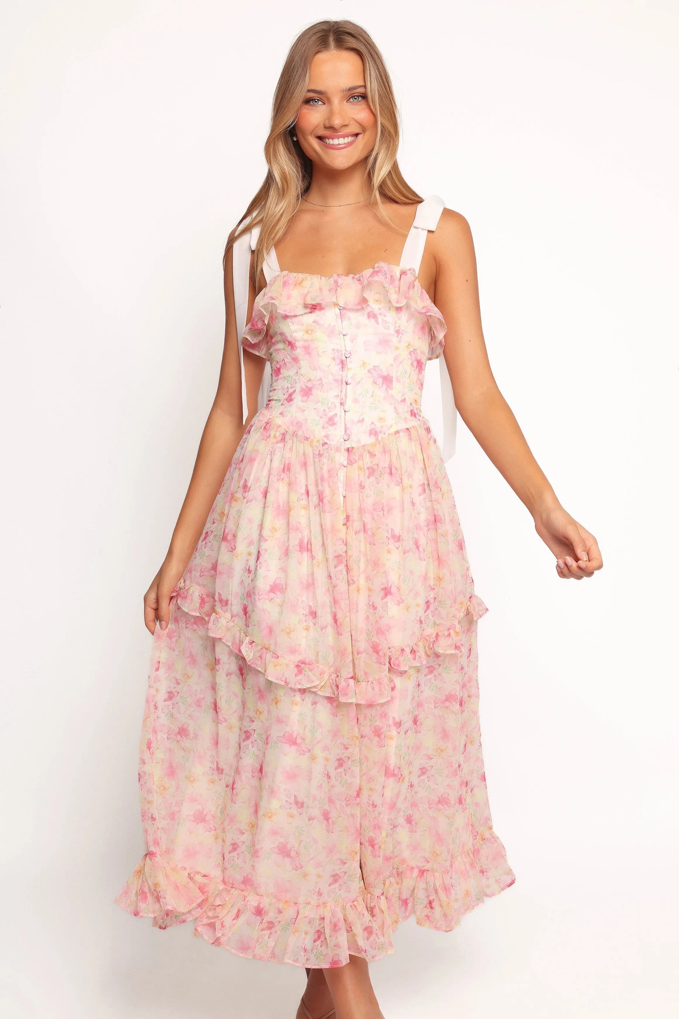 Zenith Midi Dress - Pink sold by Petal & Pup product image thumbnail 5
