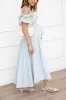 Linda Midi Dress - Green Stripe sold by Petal & Pup