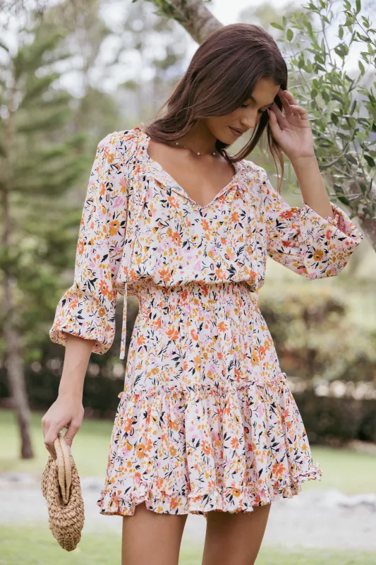 Kealan Dress - Pink Ditsy Floral sold by Petal & Pup