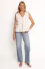 Athena Ruffle Top - White sold by Petal & Pup