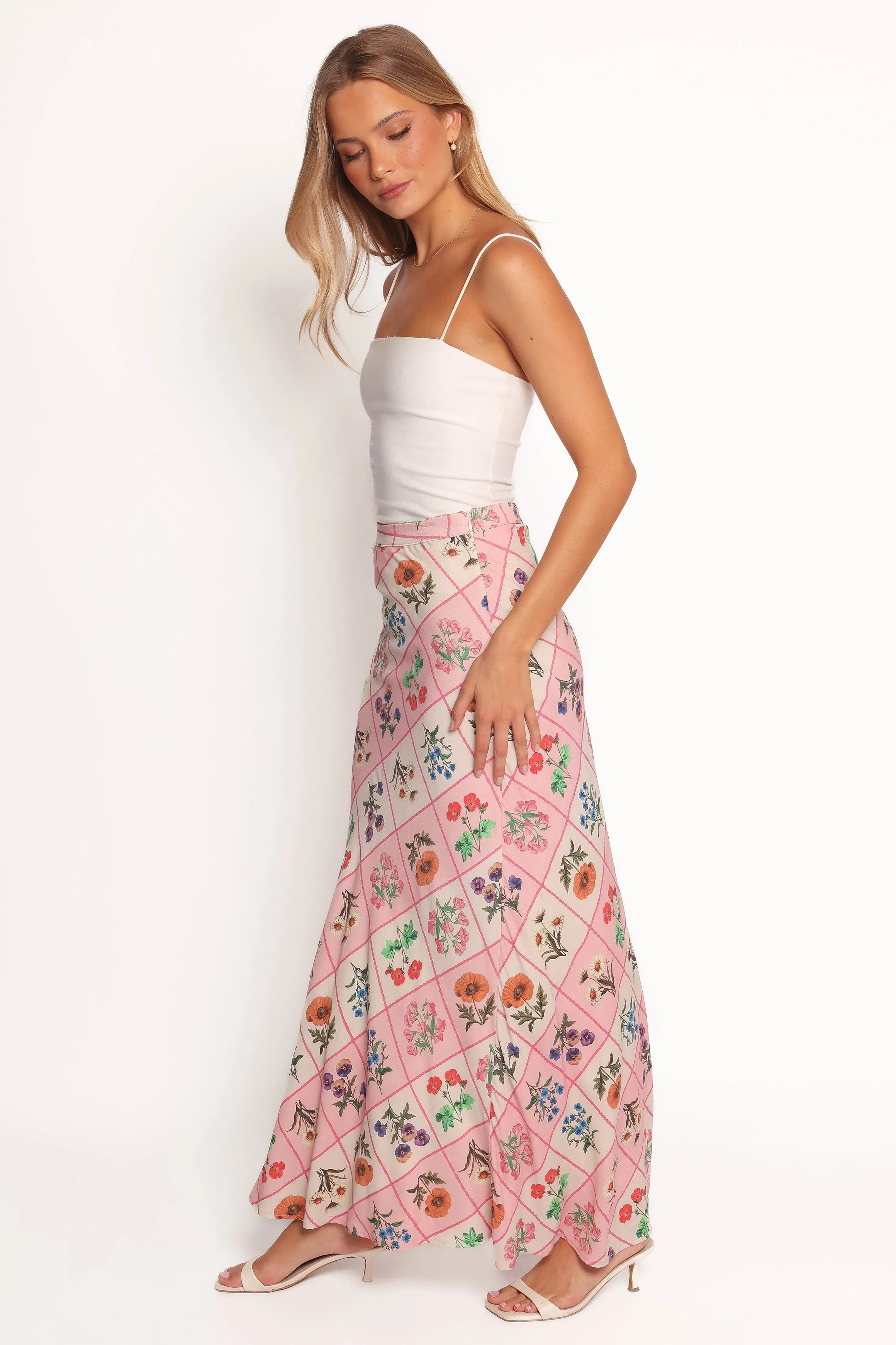 Brinley Maxi Skirt - Flora Tile sold by Petal & Pup product image thumbnail 3