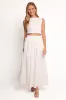 Kimora Maxi Skirt - White sold by Petal & Pup