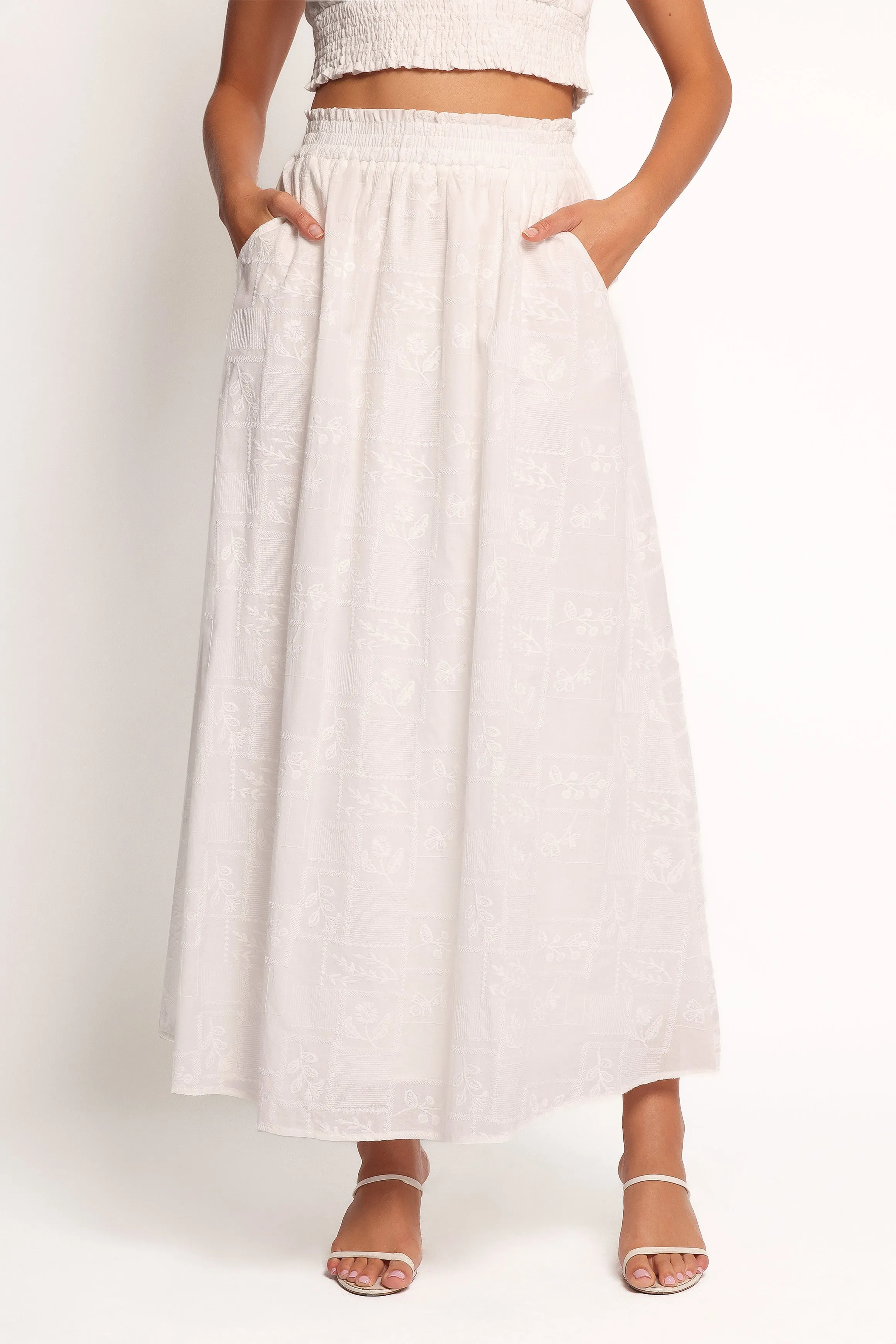 Kimora Maxi Skirt - White sold by Petal & Pup product image thumbnail 2